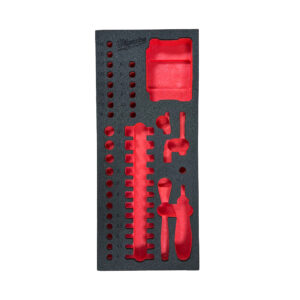 Espuma vacía ⅓ para referencia 4932499087 1/4 Socket & Bit Socket Set Foam Insert Milwaukee