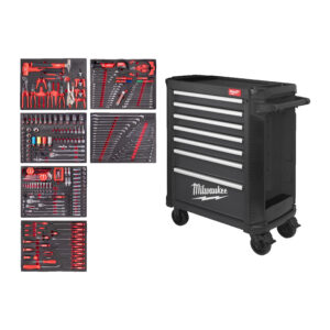 Carro de herramientas TOOLGUARD™ de 78cm profesional gris para mantenimiento industrial 337p...