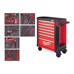 Carro de herramientas TOOLGUARD™ de 78cm profesional para mantenimiento industrial 337pcs Mi...