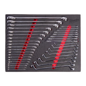 Conjunto 36pcs con llaves 36 pc Mixed Spanner Set Foam Insert Milwaukee