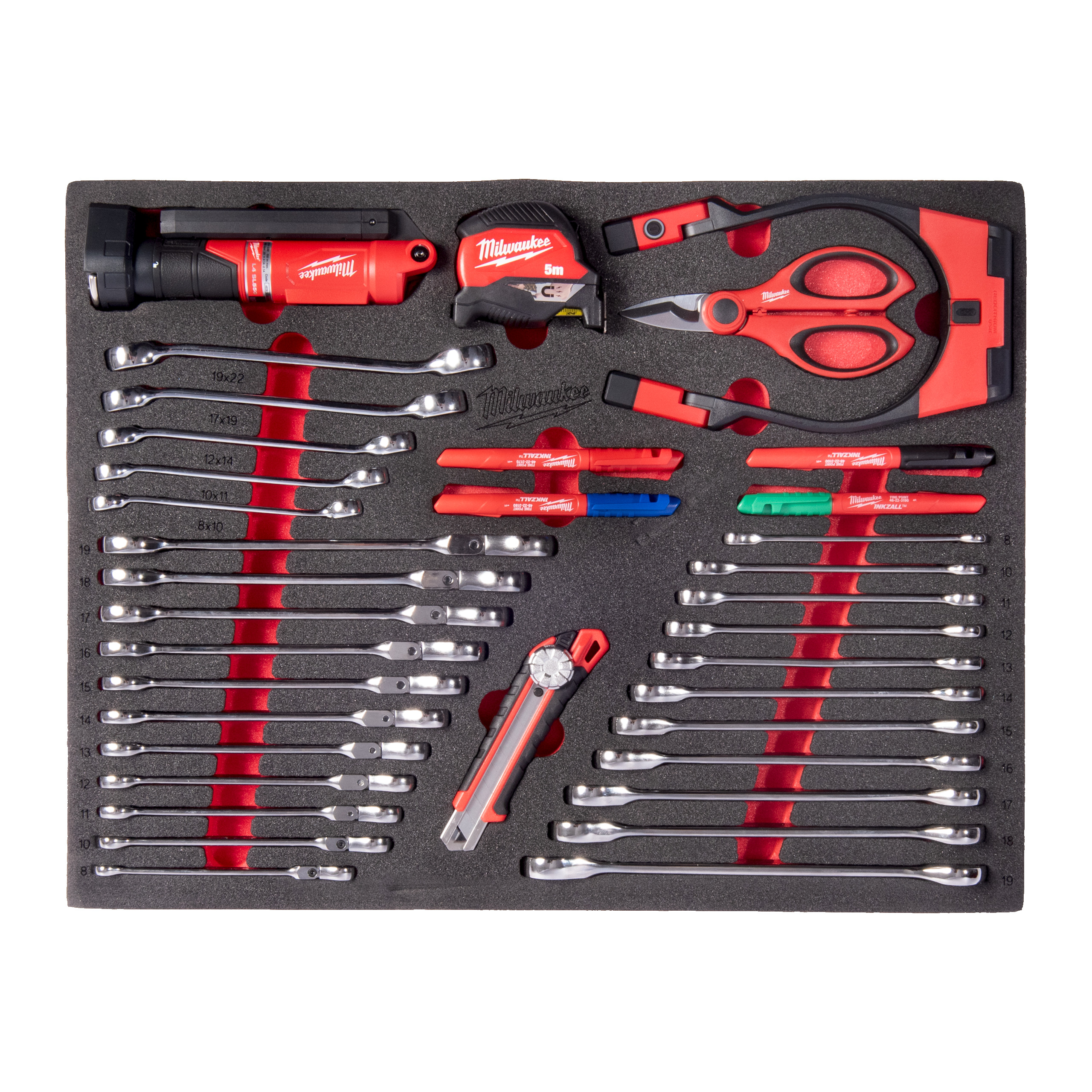 Conjunto 36pcs para instalador Milwaukee