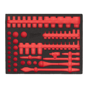 Espuma vacía para referencia 4932500758 36 pc Mixed Spanner Set Foam Insert Milwaukee