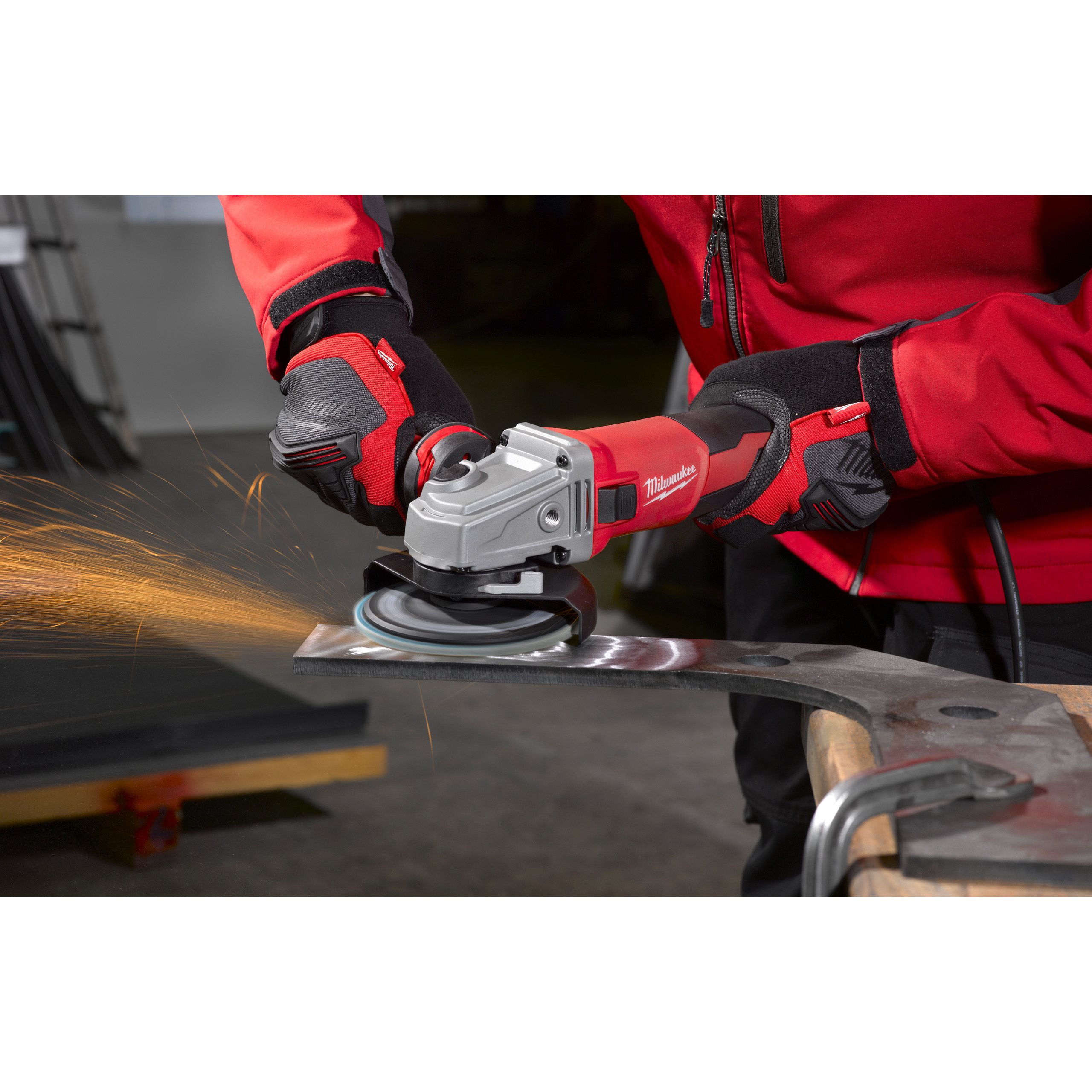 Amoladora angular de 1250W con AVS e interruptor deslizante AGV 13 Milwaukee - Imagen 5