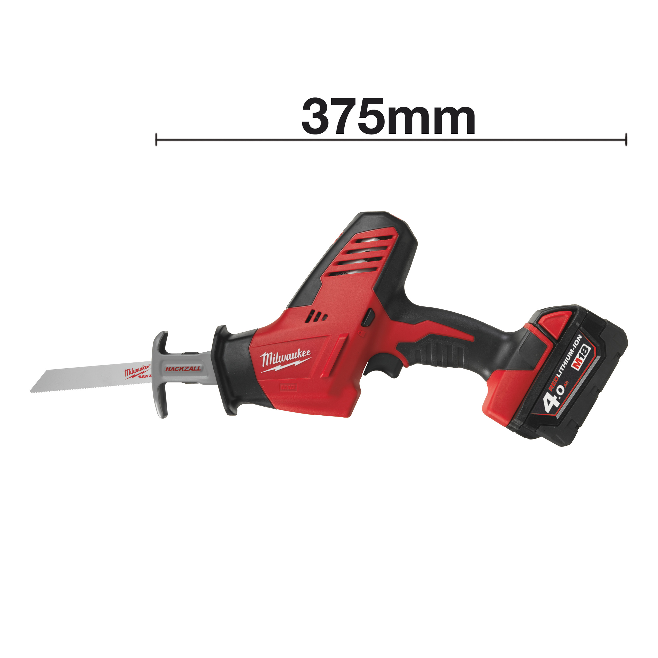 Sierra de sable de una mano M18™ HACKZALL™ C18 HZ Milwaukee - Imagen 3