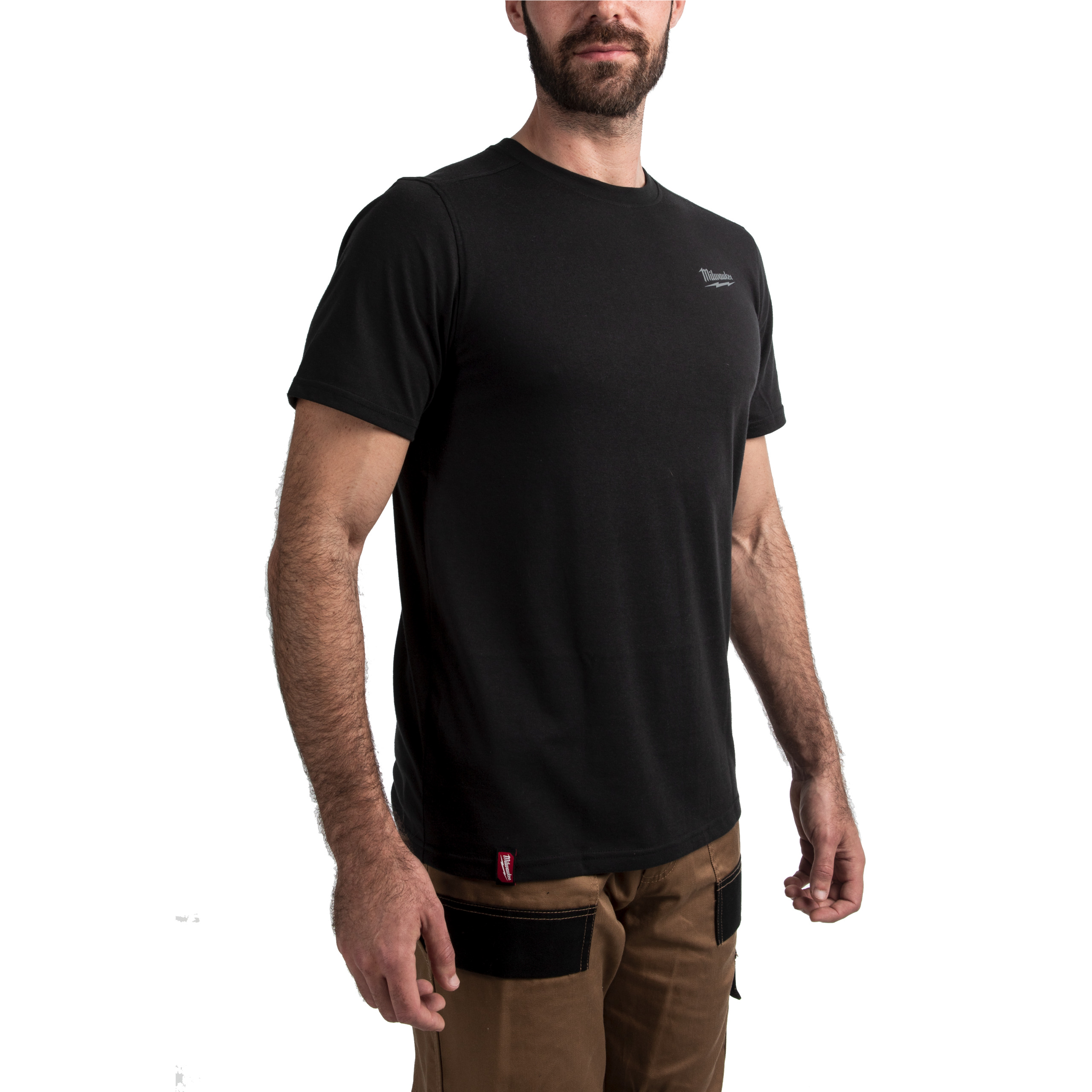 Camiseta Híbrida de manga corta negra HT SS Milwaukee - Imagen 2