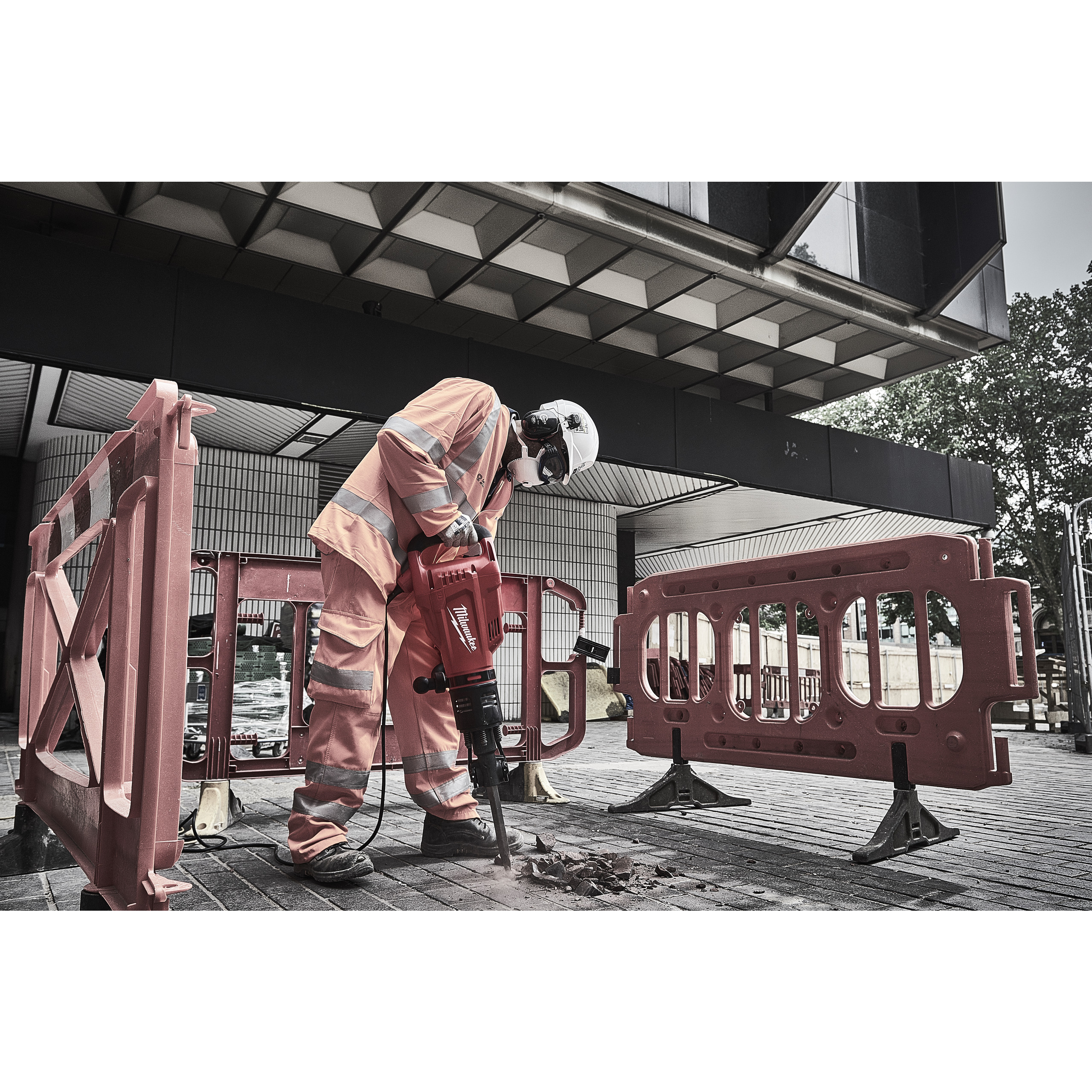 Martillo demoledor K-Hex de 28mm de 16Kg K 1528 H Milwaukee - Imagen 3