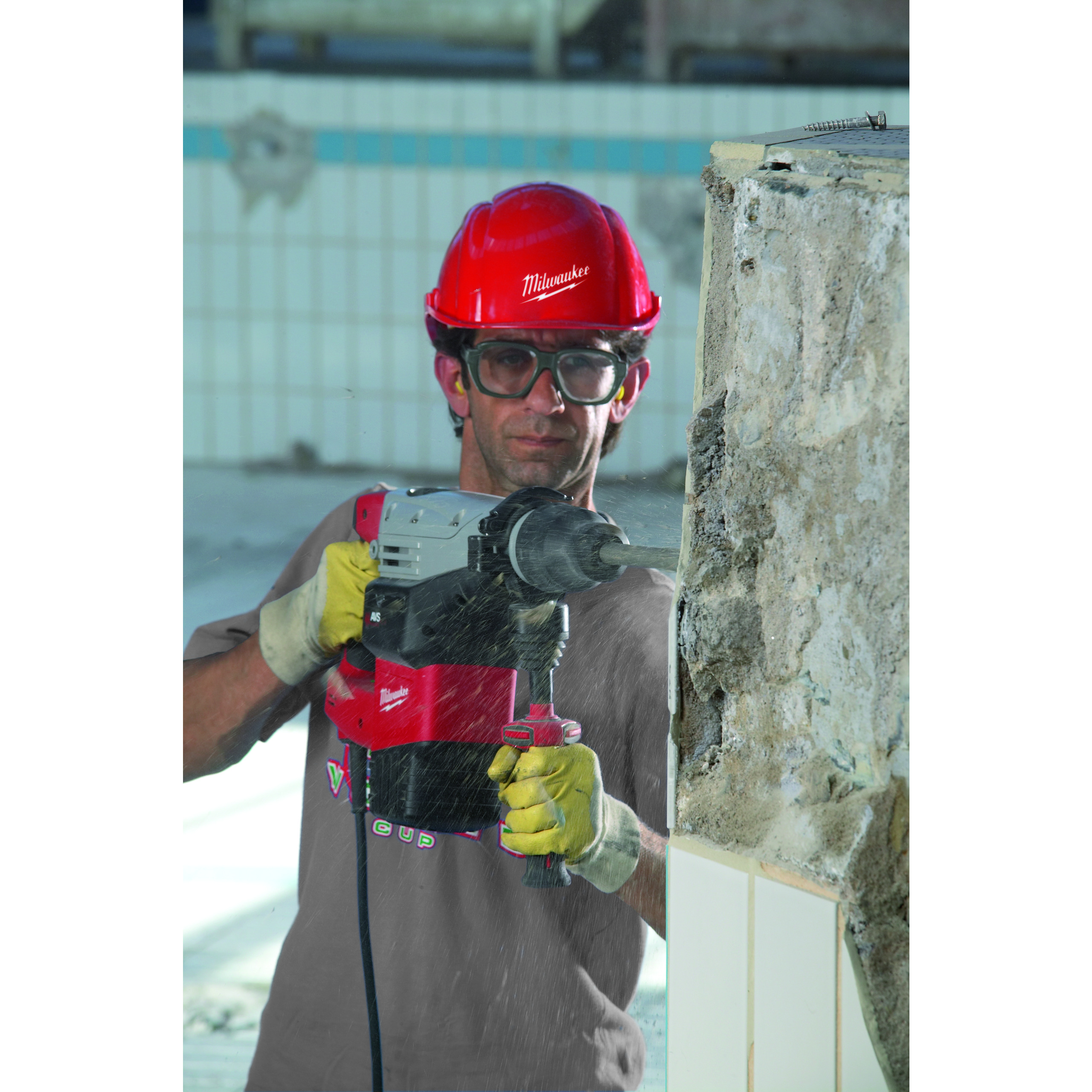 Martillo demoledor SDS-Max de 7Kg K 750 S Milwaukee - Imagen 6