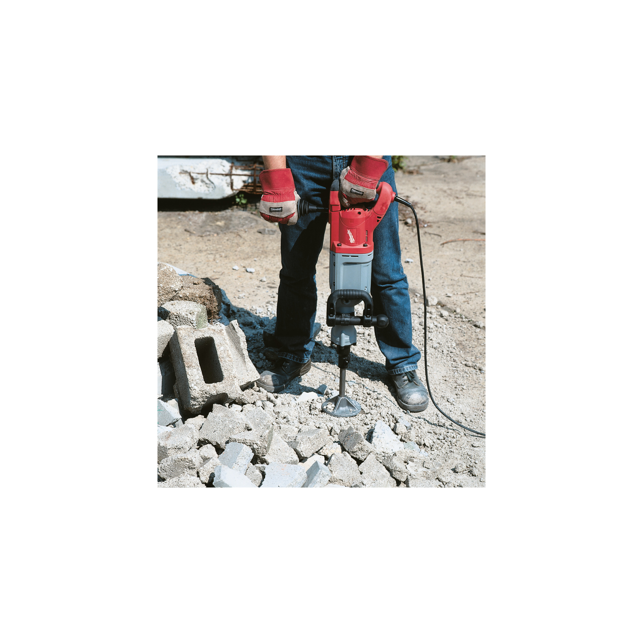 Martillo demoledor SDS-Max de 10Kg K 900 Milwaukee - Imagen 4