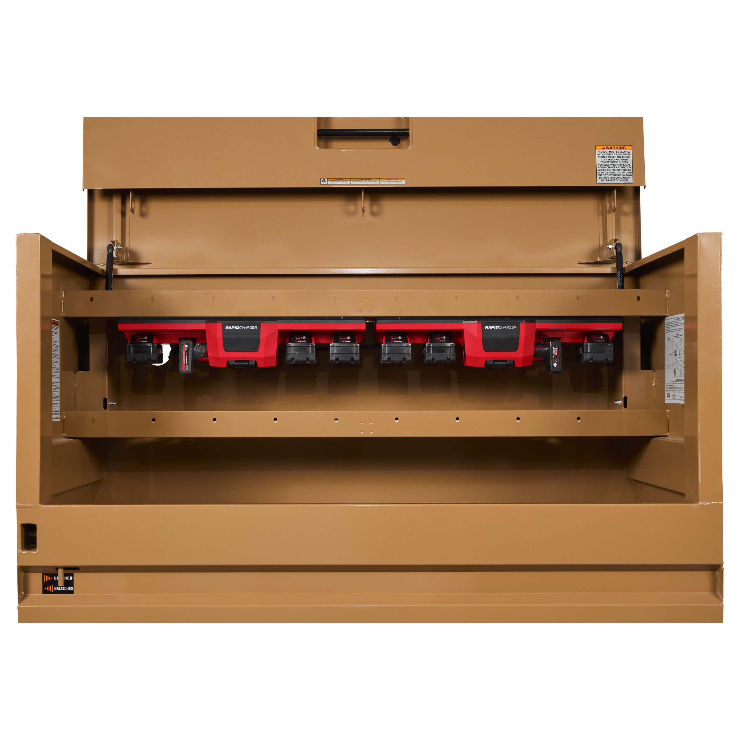 Cargador rápido multivoltaje M12™-M18™ Gangbox M12-18 GBC4 Milwaukee - Imagen 5