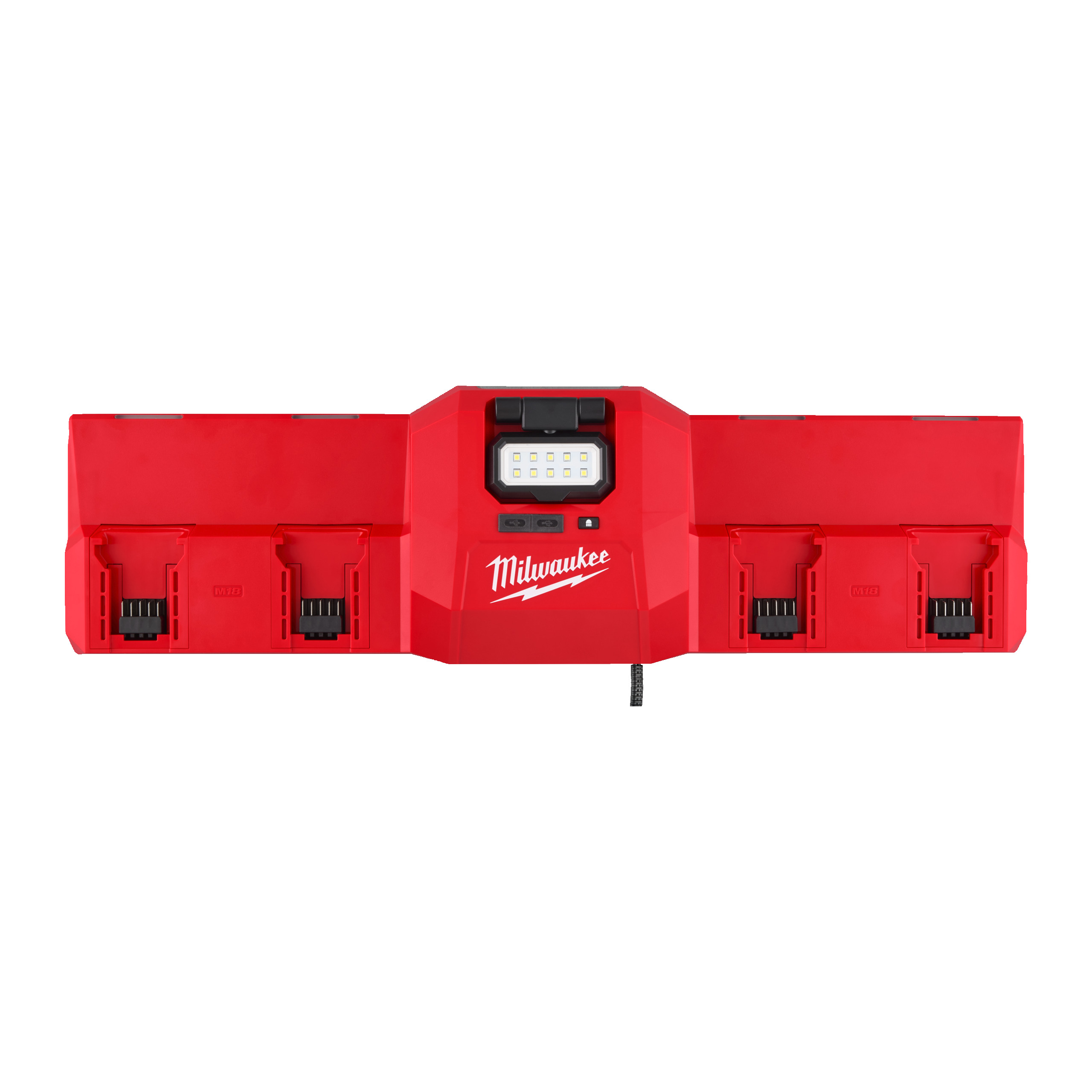 Cargador rápido multivoltaje M12™-M18™ Gangbox M12-18 GBC4 Milwaukee