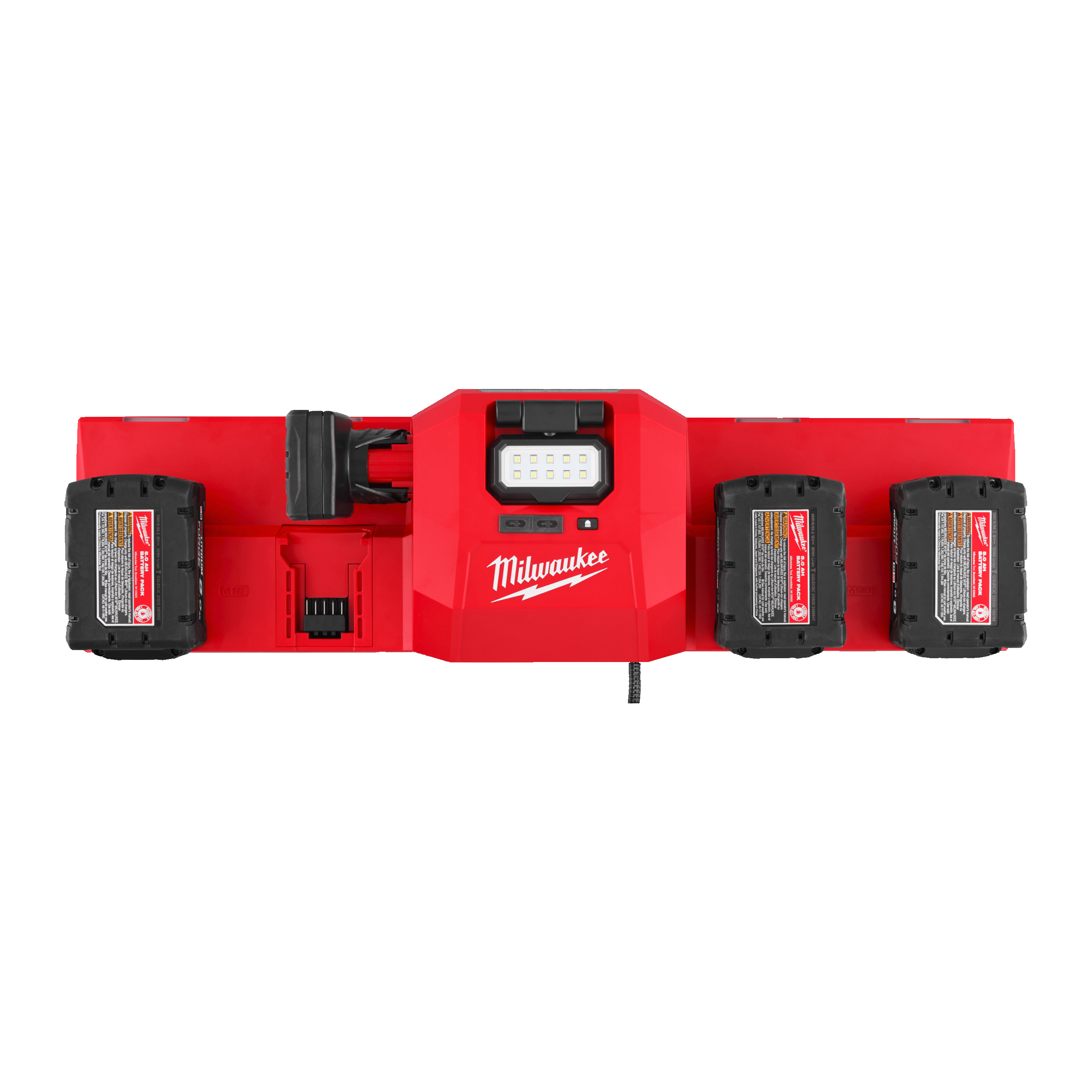 Cargador rápido multivoltaje M12™-M18™ Gangbox M12-18 GBC4 Milwaukee - Imagen 3