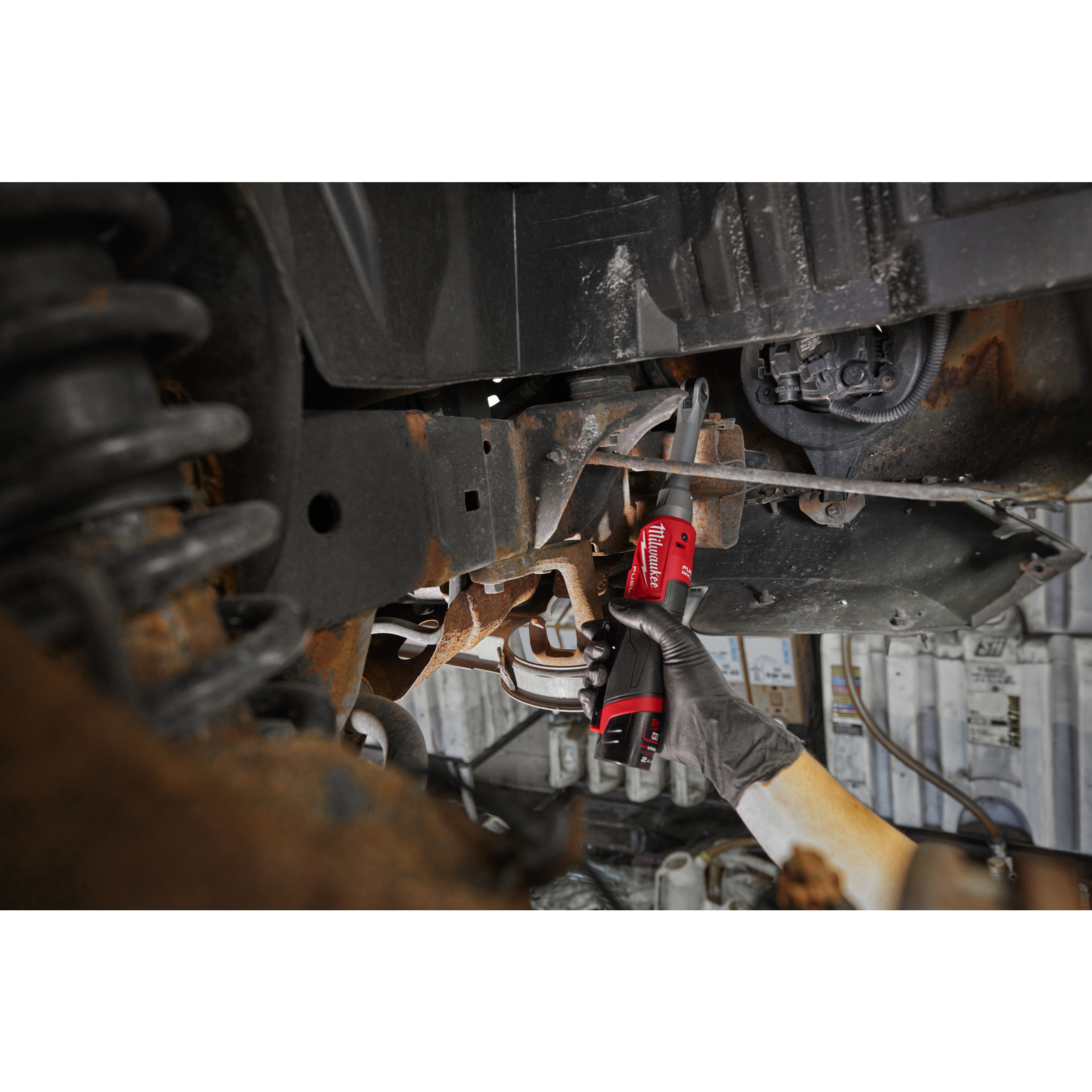 Llave de carraca de alta velocidad de cuello largo M12 FUEL™, ¼″ M12 FHIR14LR Milwaukee - Imagen 3