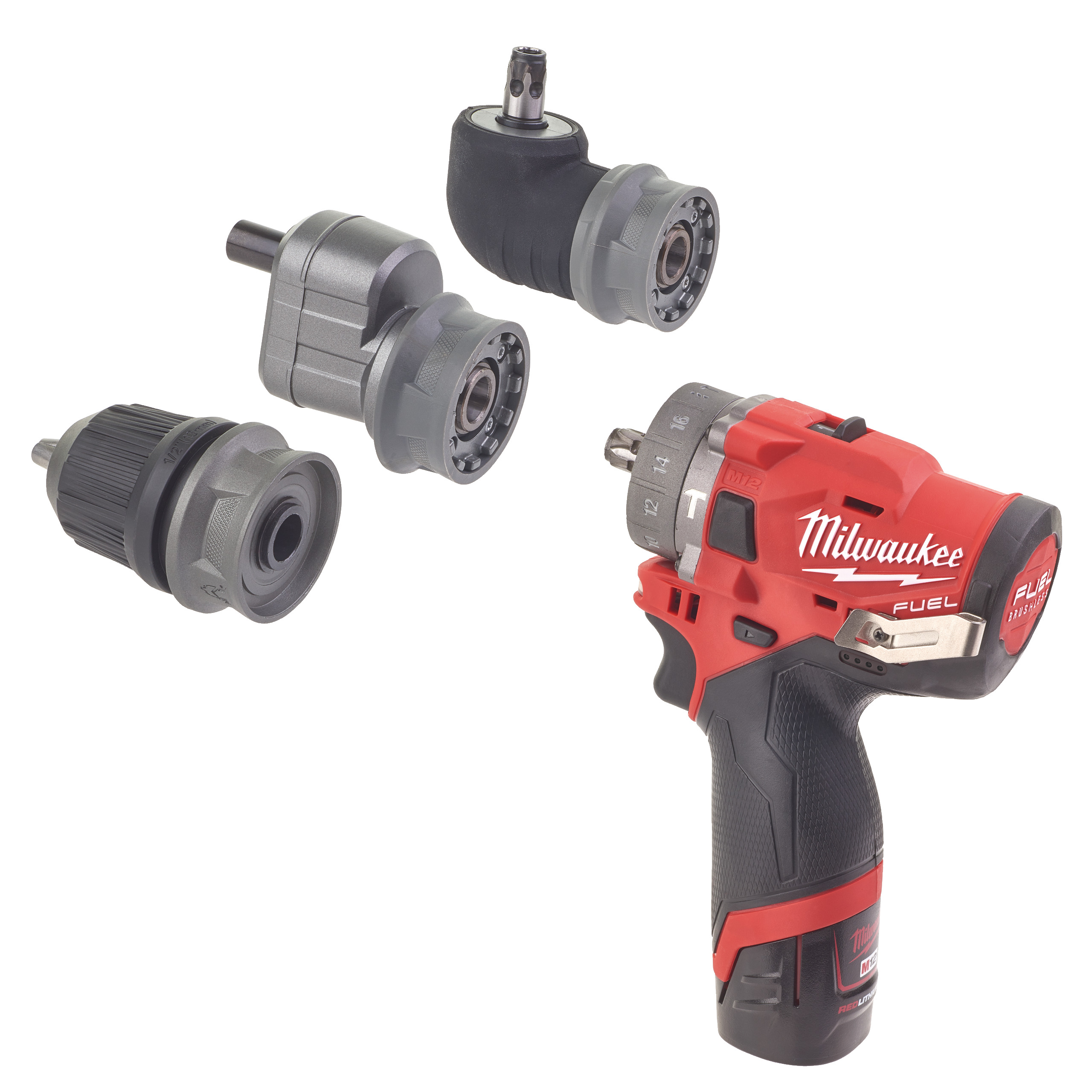 Taladro percutor sub compacto con portabrocas desmontable M12 FUEL™ M12 FPDX Milwaukee