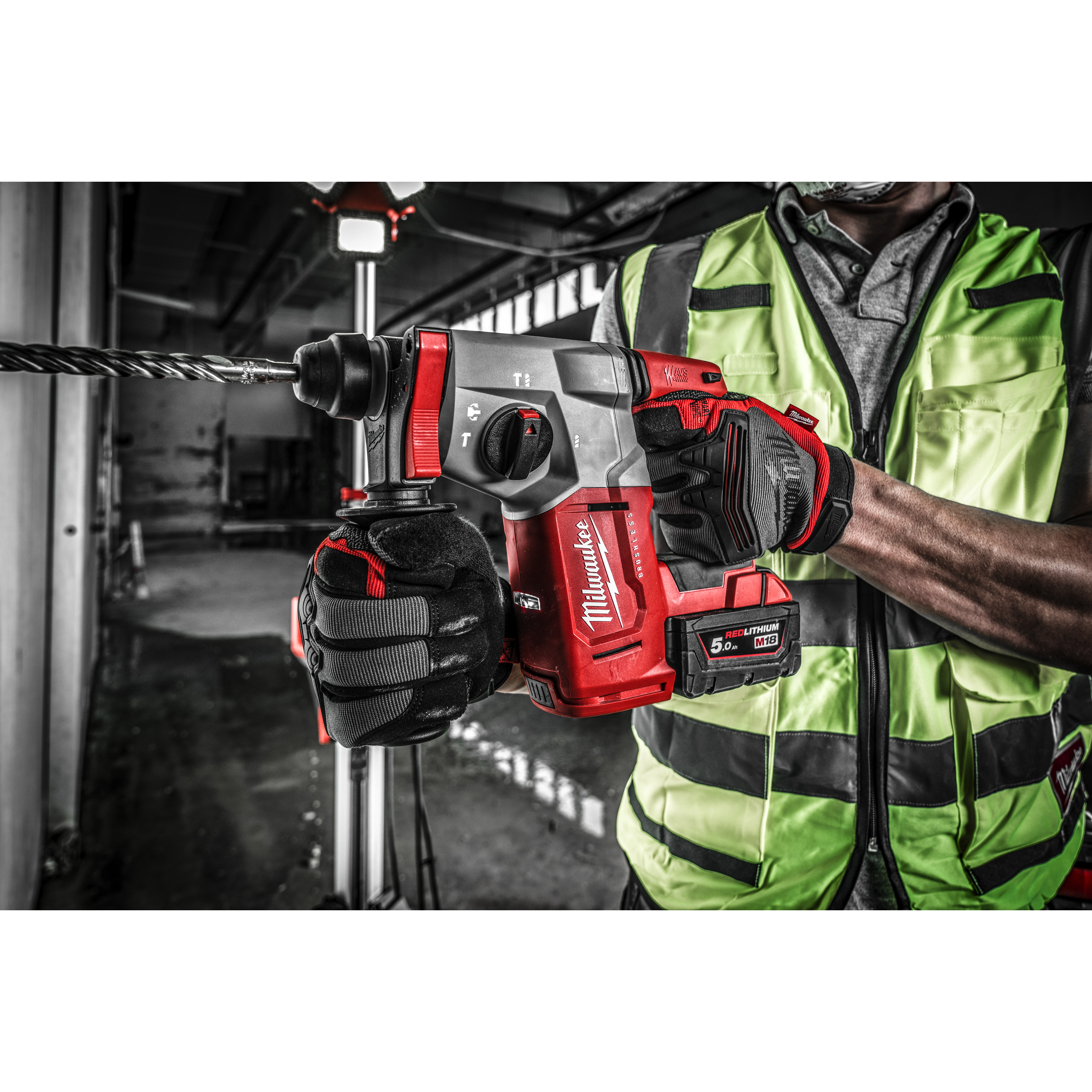 Martillo combinado SDS-Plus sin esscobillas M18™ de 26mm Milwaukee - Imagen 4