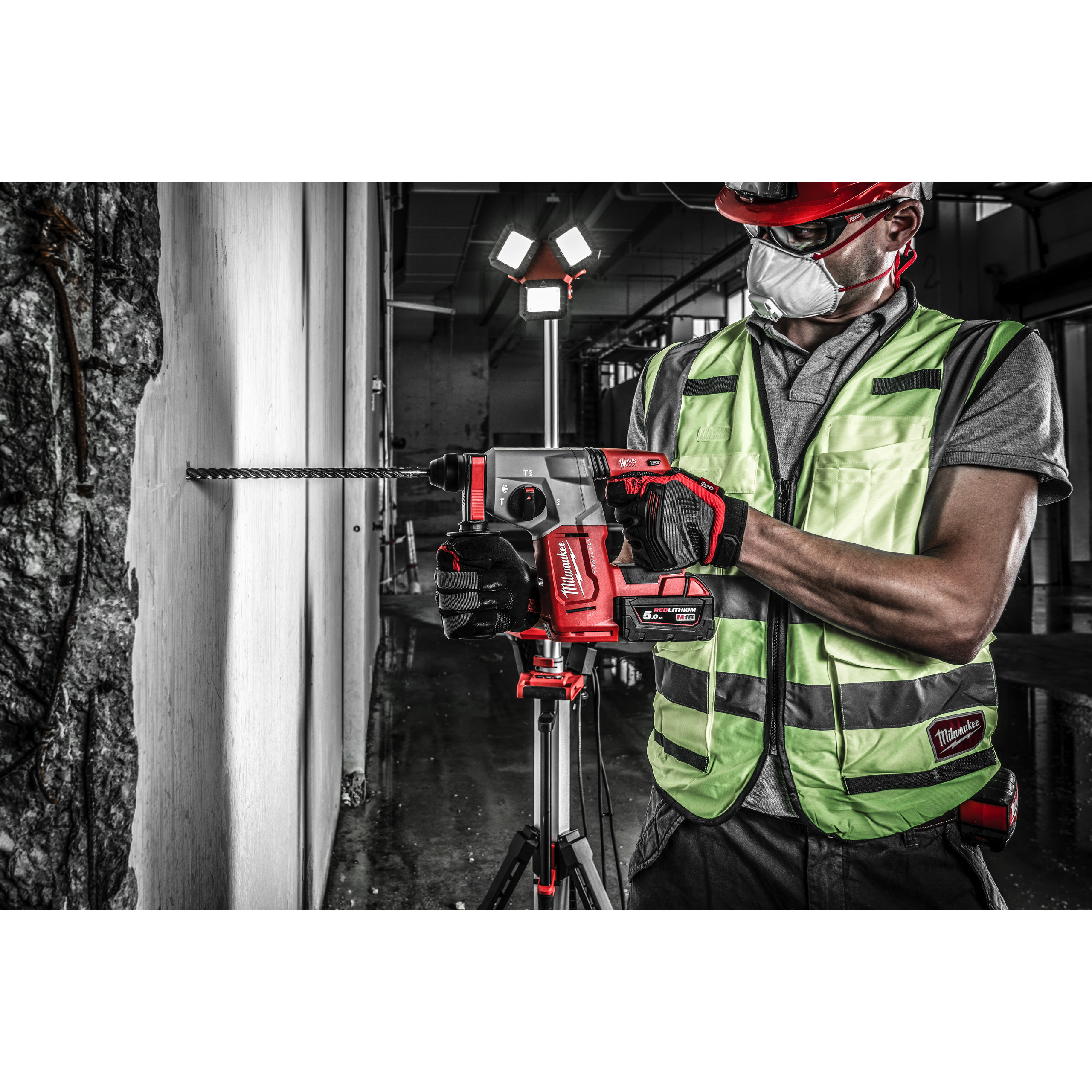 Martillo combinado SDS-Plus sin esscobillas M18™ de 26mm Milwaukee - Imagen 5