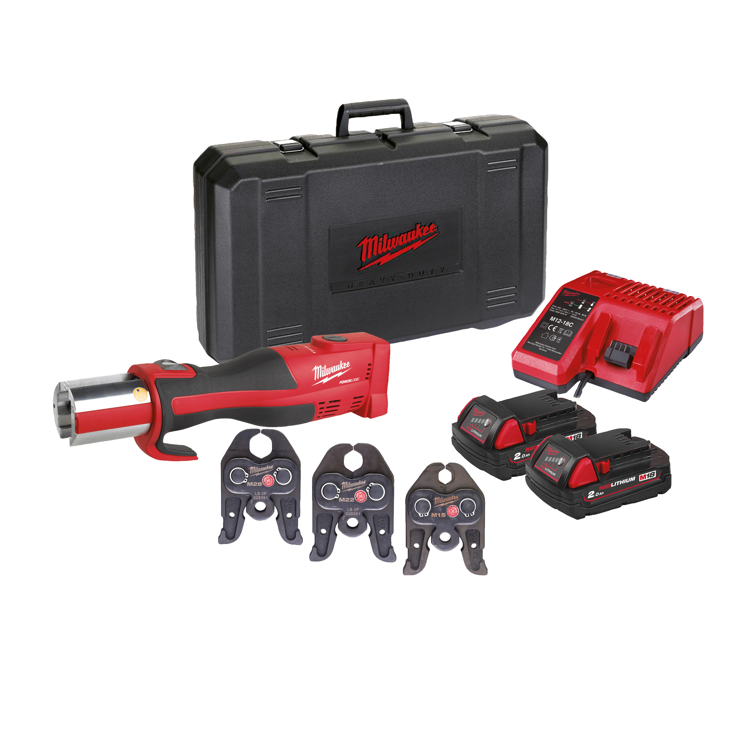 Prensadora hidráulica sin escobillas M18™ FORCE LOGIC™ M18 BLHPT Milwaukee - Imagen 2