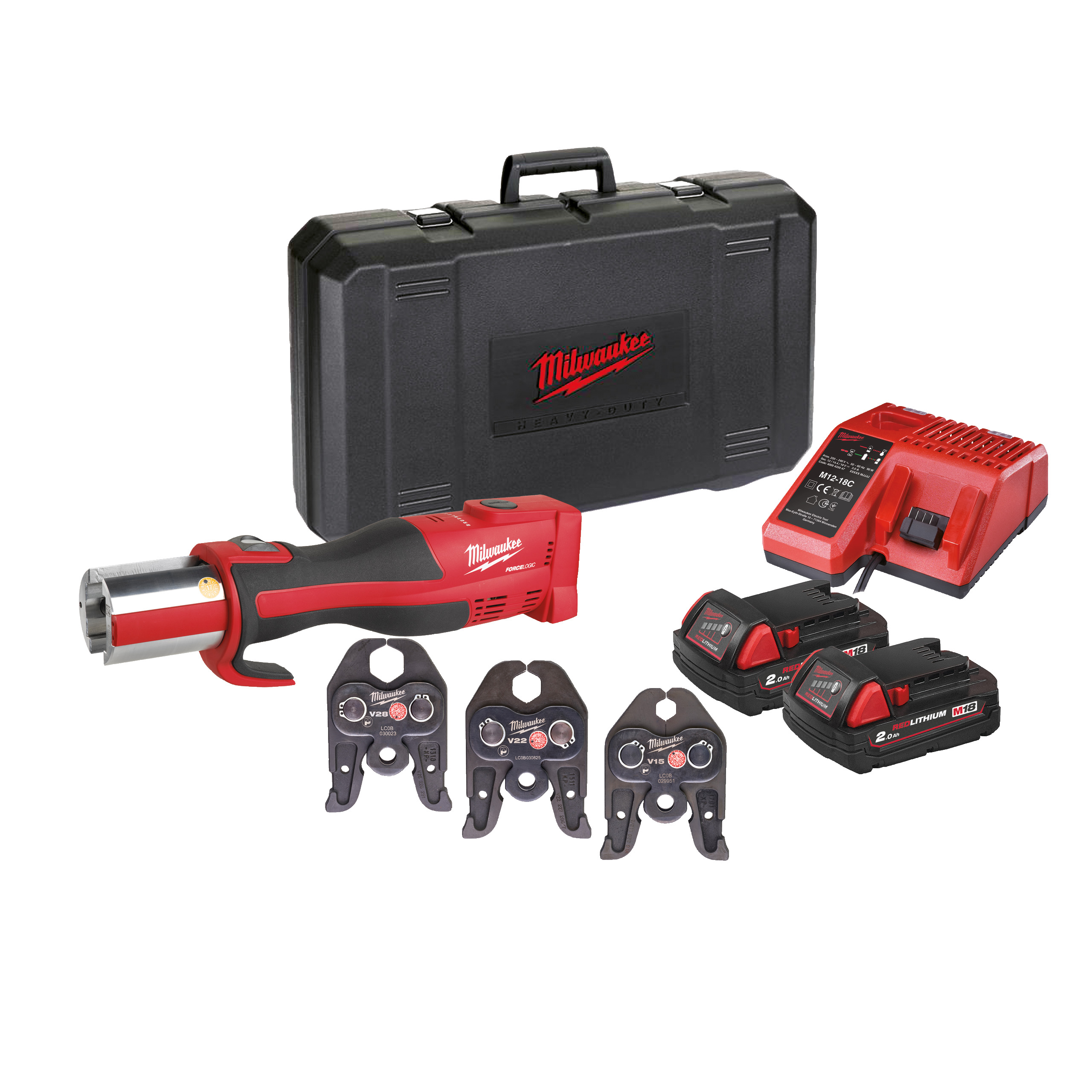 Prensadora hidráulica sin escobillas M18™ FORCE LOGIC™ M18 BLHPT Milwaukee - Imagen 3