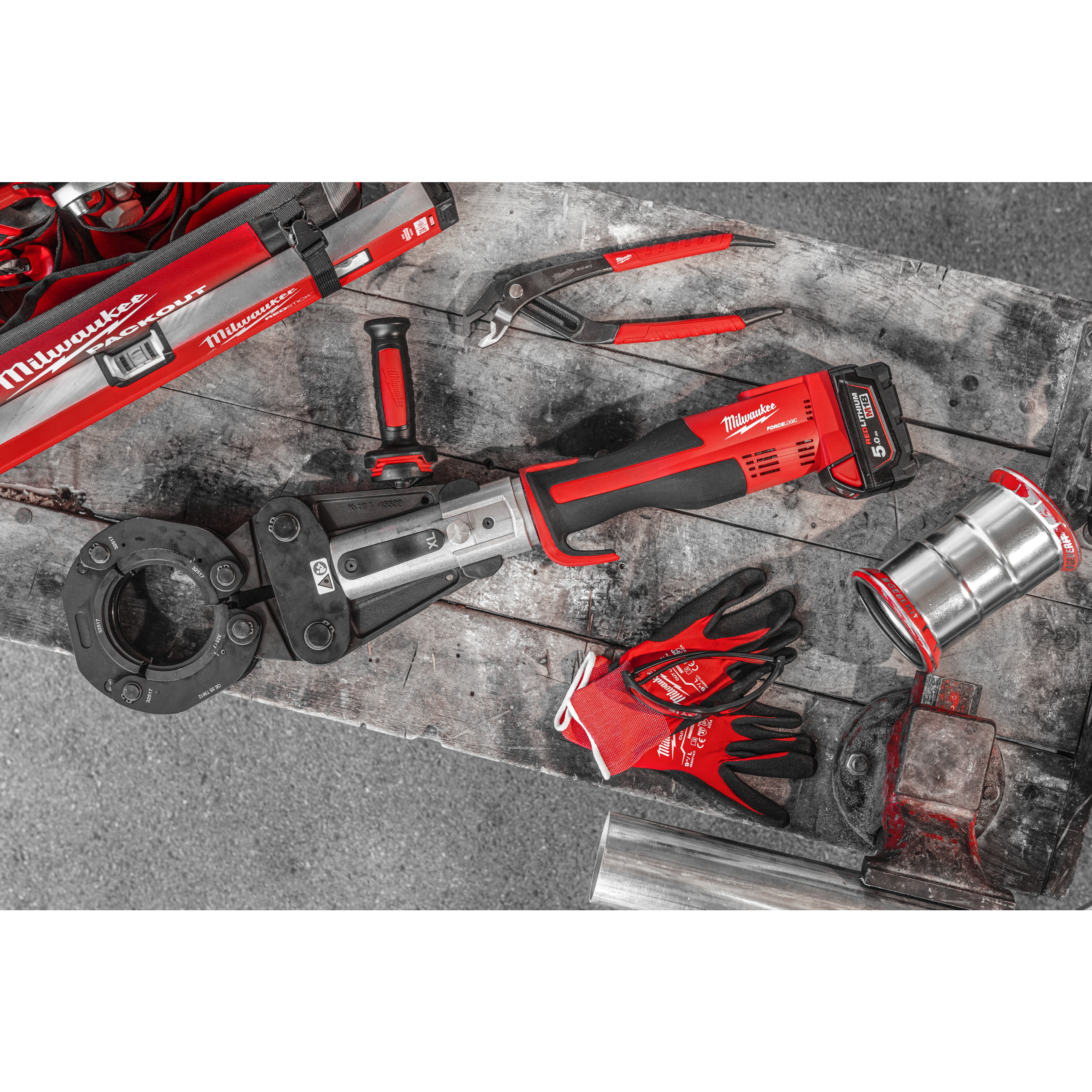 Prensadora hidráulica sin escobillas XL M18™ FORCE LOGIC™ M18 BLHPTXL Milwaukee - Imagen 4
