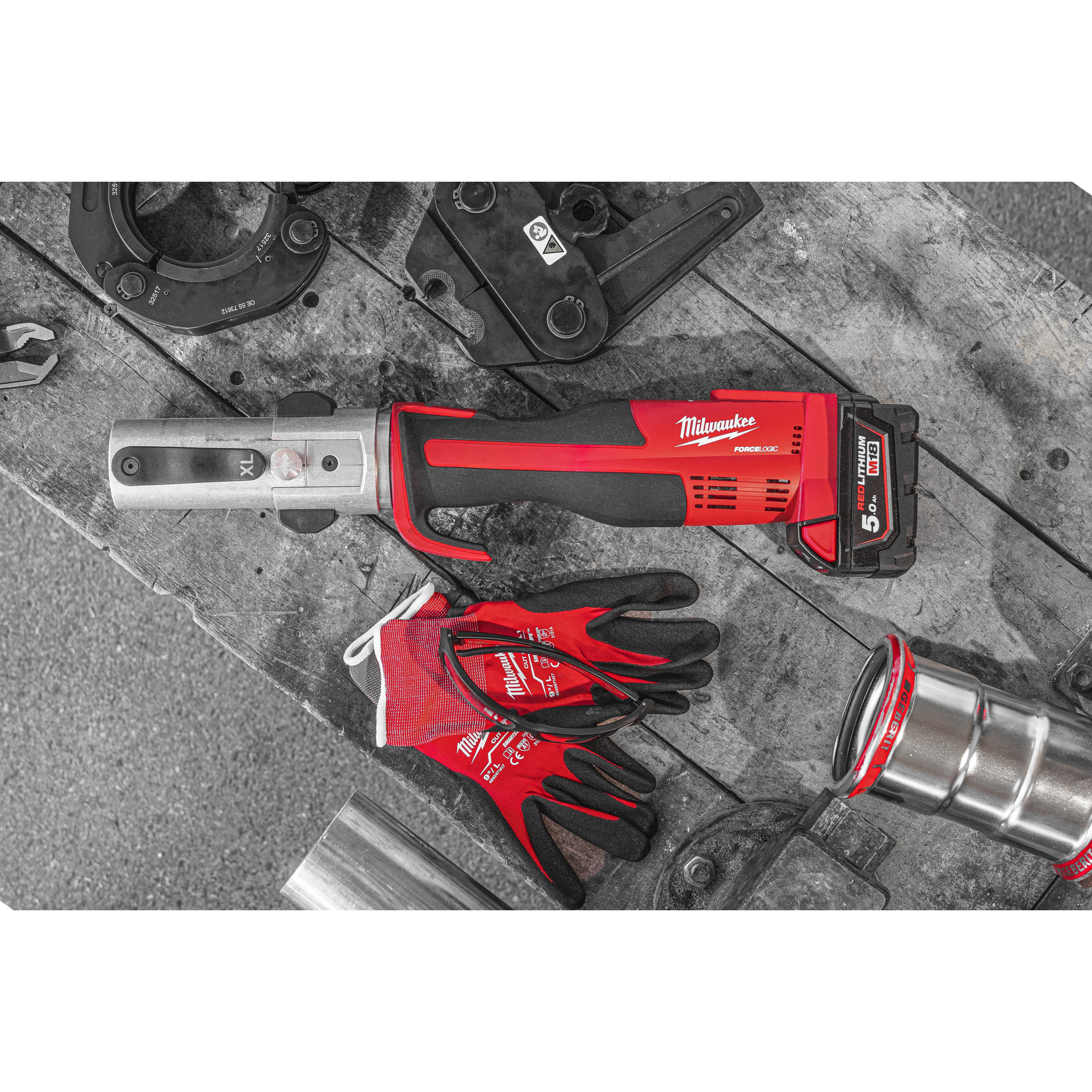 Prensadora hidráulica sin escobillas XL M18™ FORCE LOGIC™ M18 BLHPTXL Milwaukee - Imagen 6