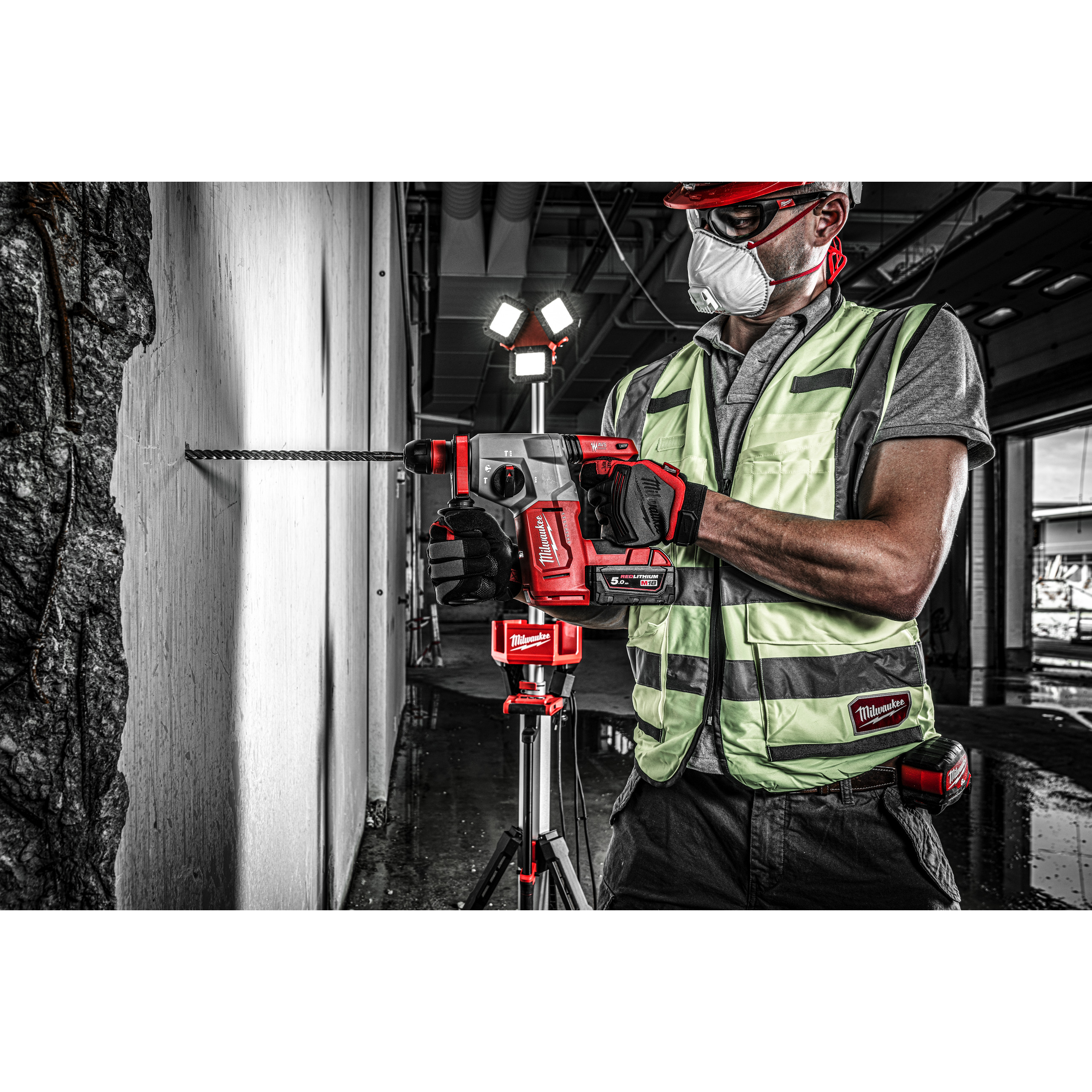 Martillo combinado SDS-Plus sin escobillas M18™ de 26mm con FIXTEC™ M18 BLHX Milwaukee - Imagen 4