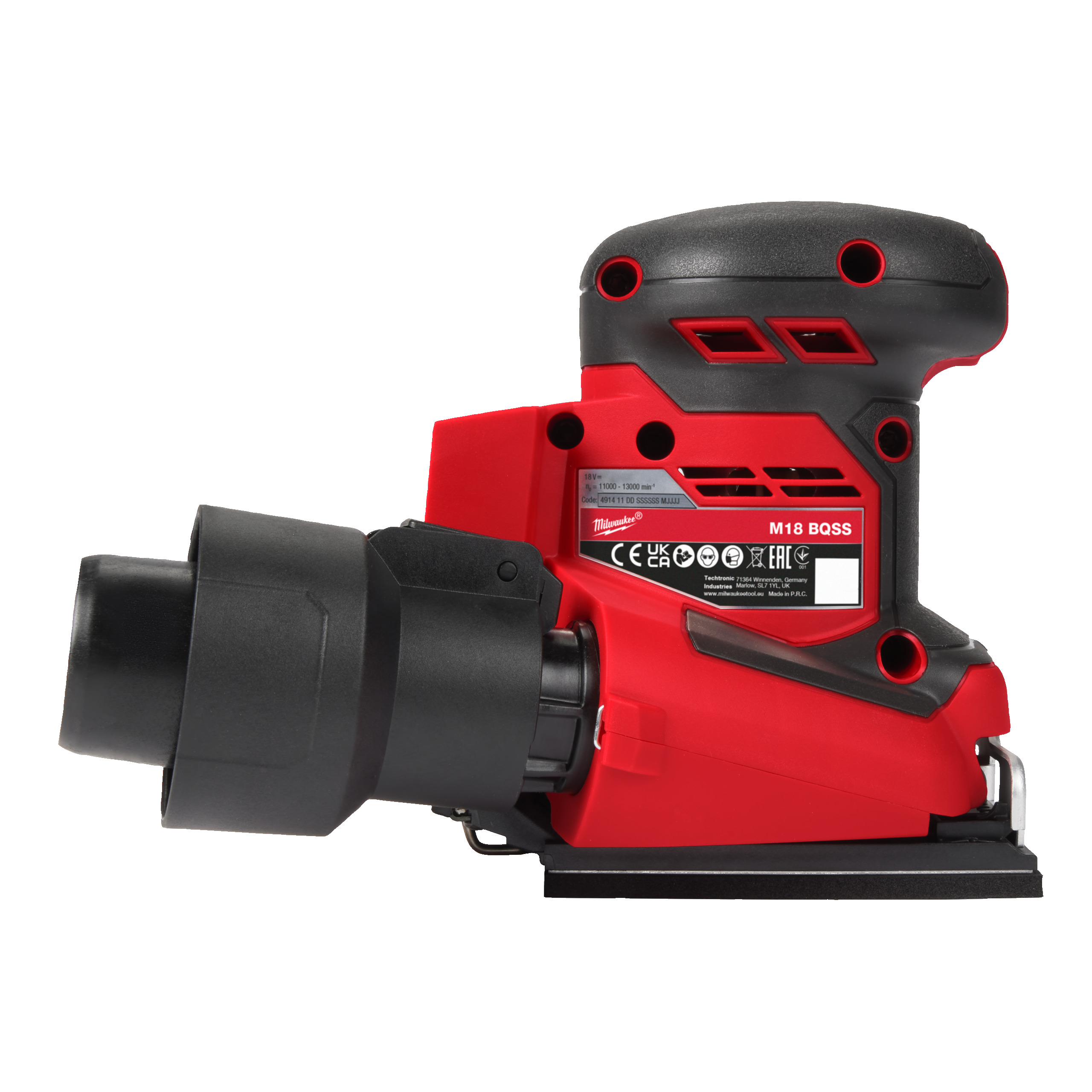 Lijadora orbital M18™, ¼″ M18 BQSS Milwaukee - Imagen 2