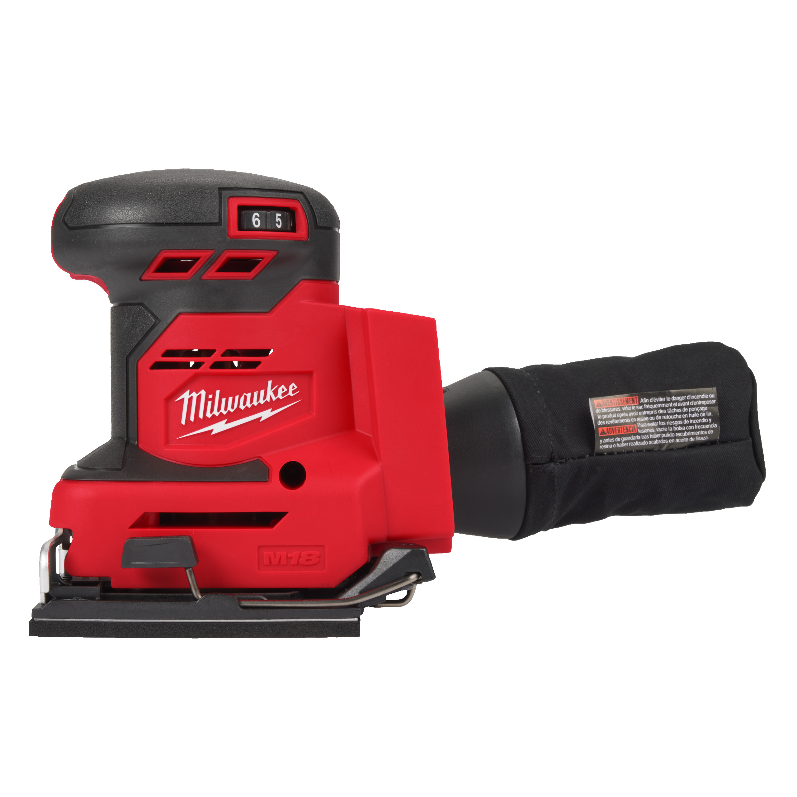 Lijadora orbital M18™, ¼″ M18 BQSS Milwaukee - Imagen 3