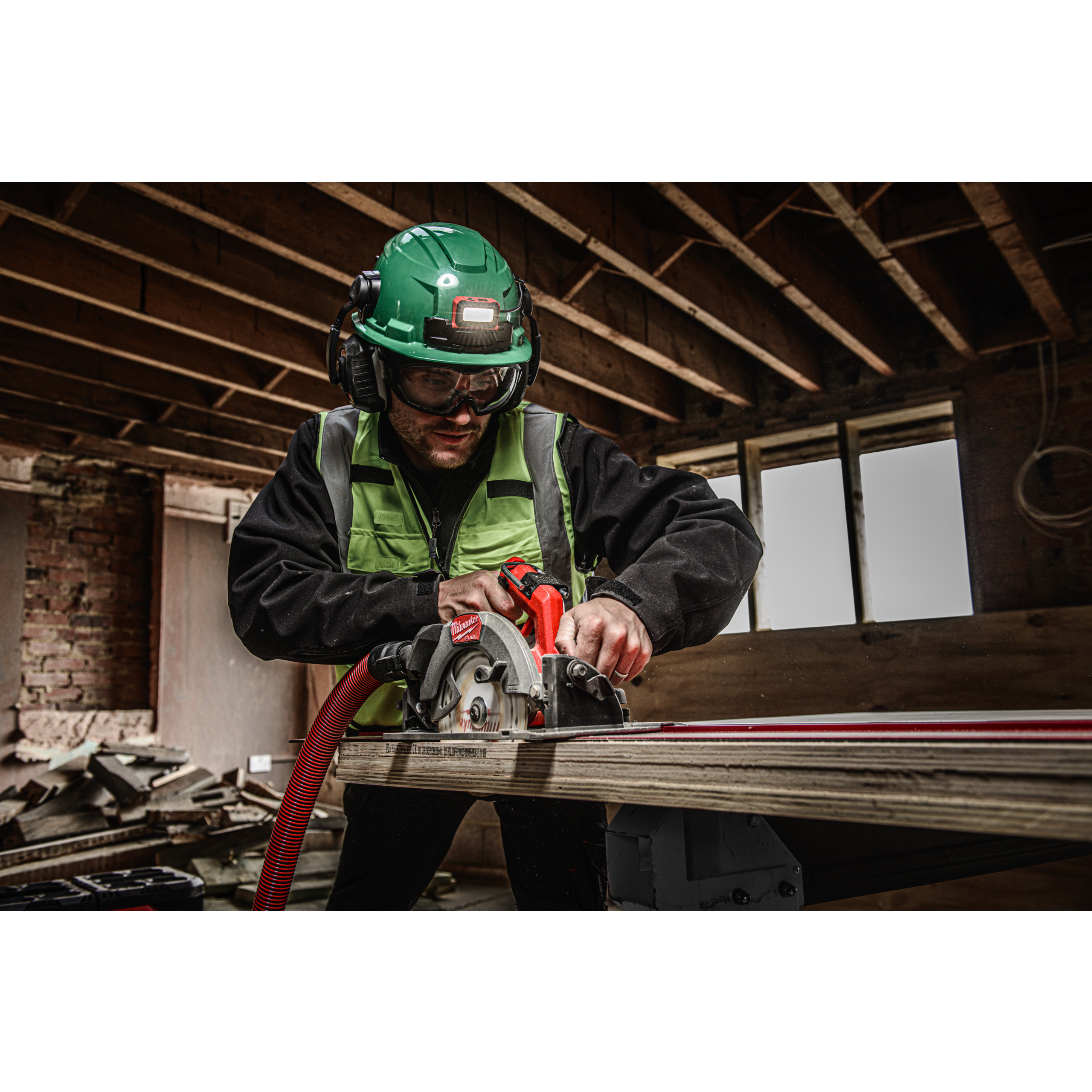 Casco BOLT™ 100 Verde no ventilado Milwaukee - Imagen 4