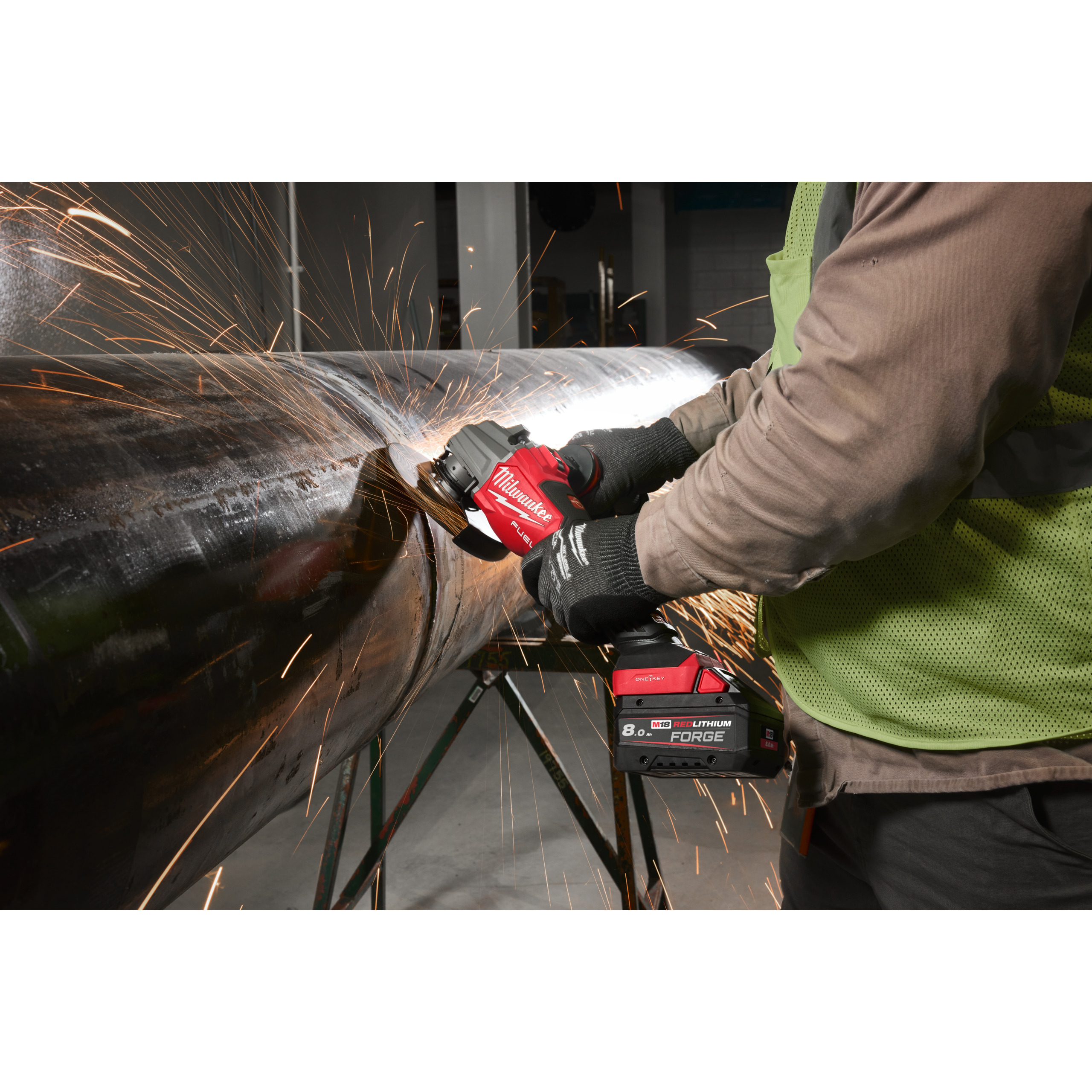 Amoladora angular de alto rendimiento de seguridad M18 FUEL™, 125mm con velocidad variáble y... - Imagen 4
