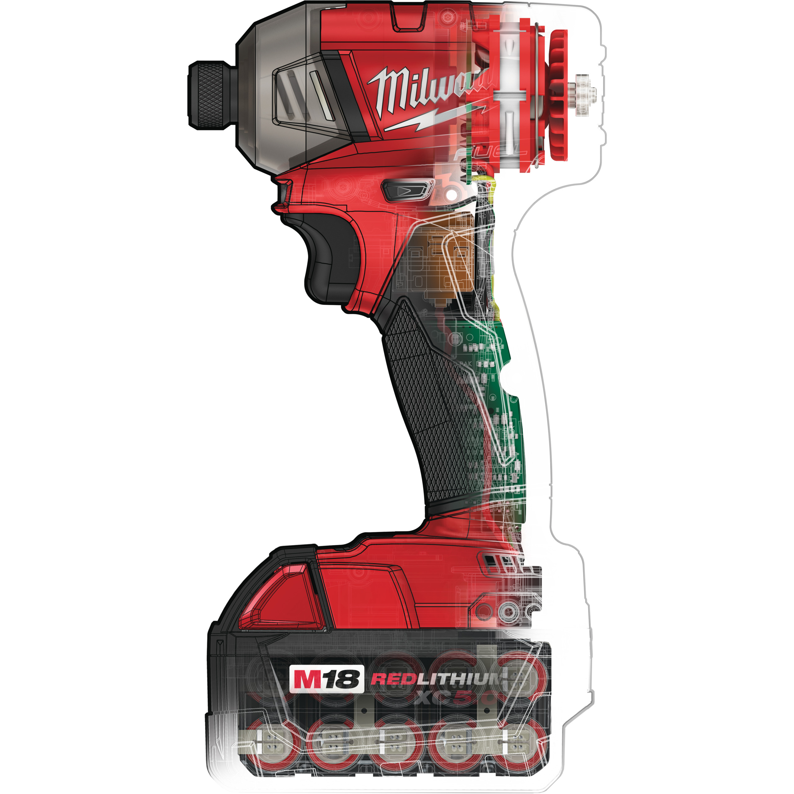 Atornillador de impacto hidráulica ¼″ M18 FUEL™ SURGE™ Milwaukee - Imagen 3