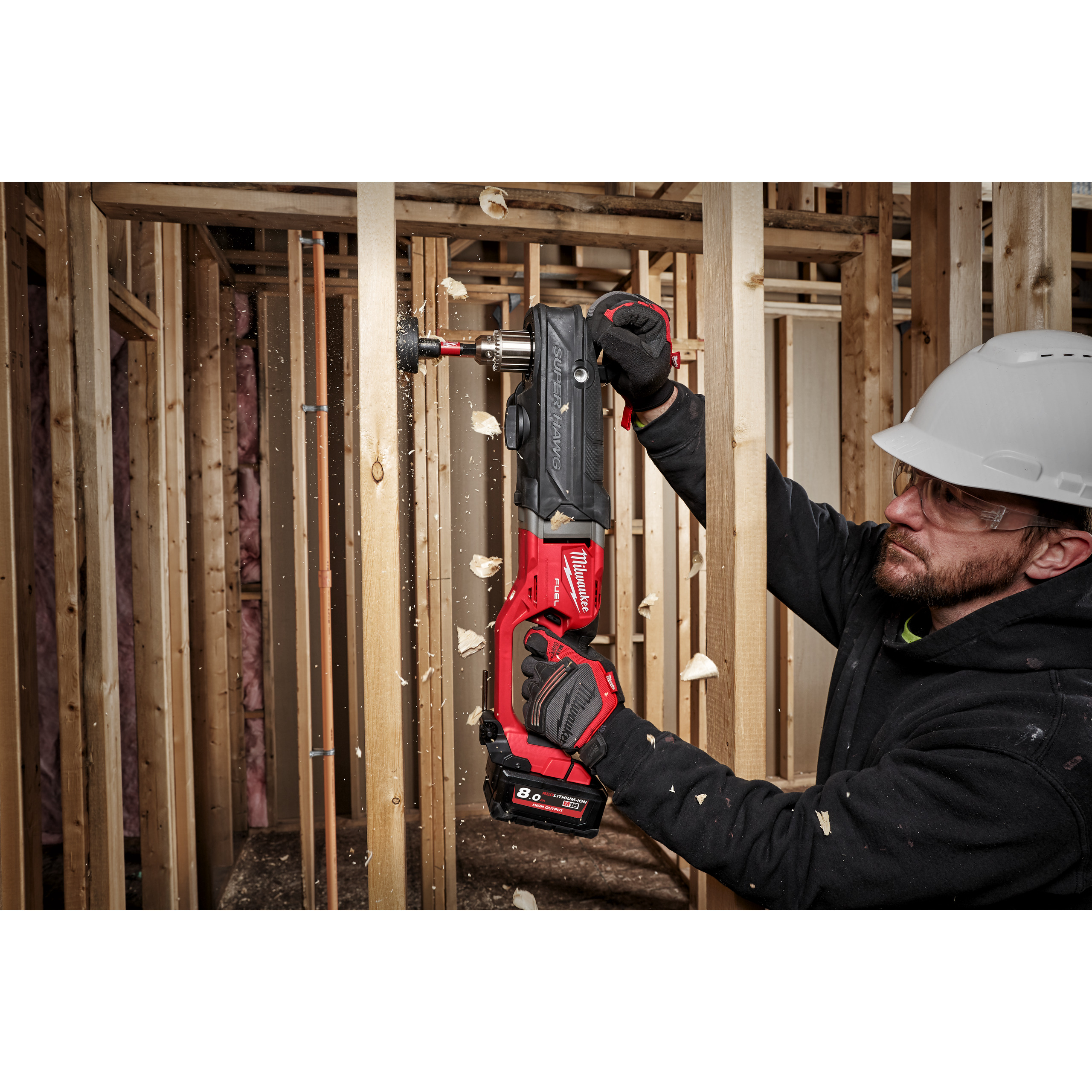 M18 FUEL™ SUPER HAWG®- Taladro angular 2 velocidades M18 FRAD2 Milwaukee - Imagen 3