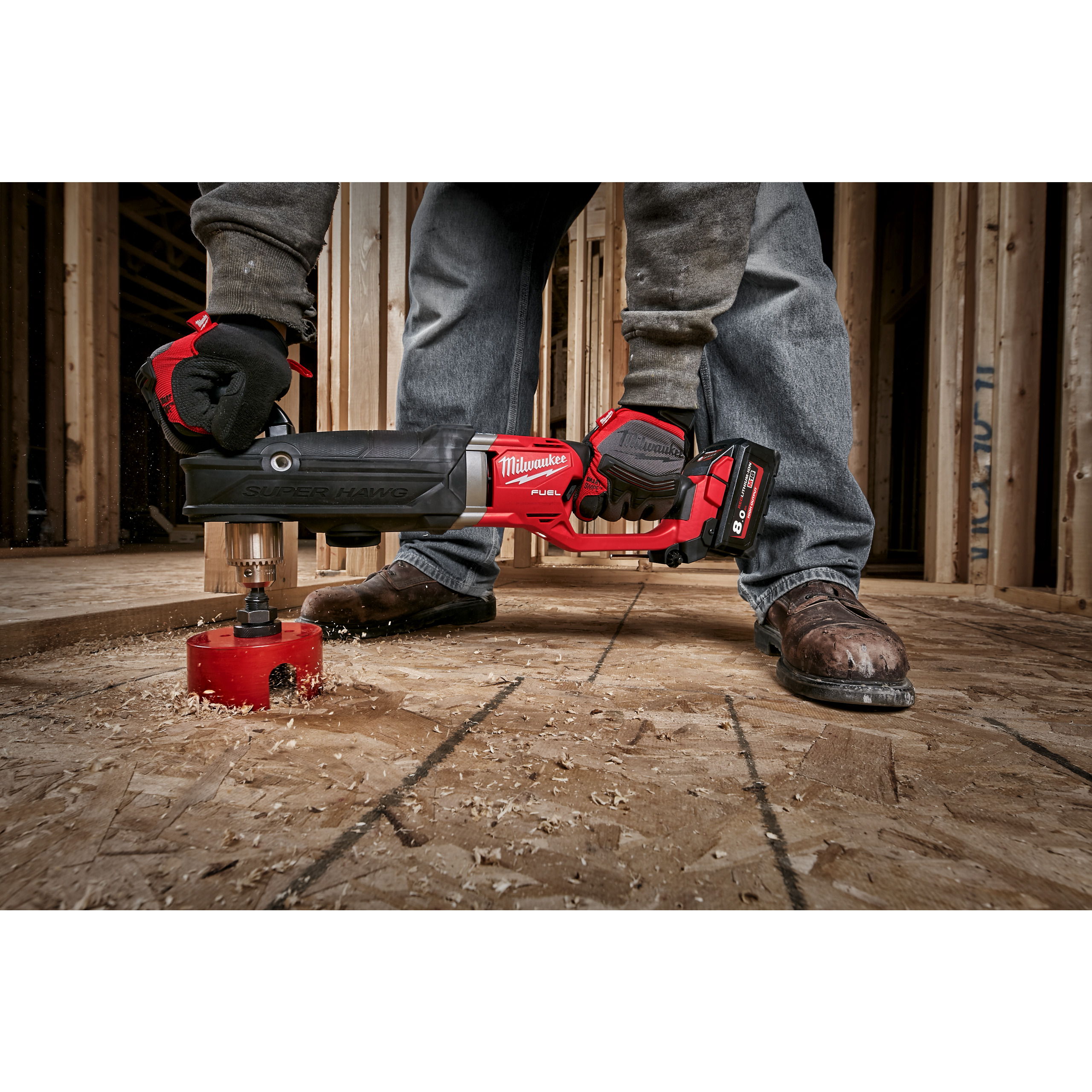 M18 FUEL™ SUPER HAWG®- Taladro angular 2 velocidades M18 FRAD2 Milwaukee - Imagen 4