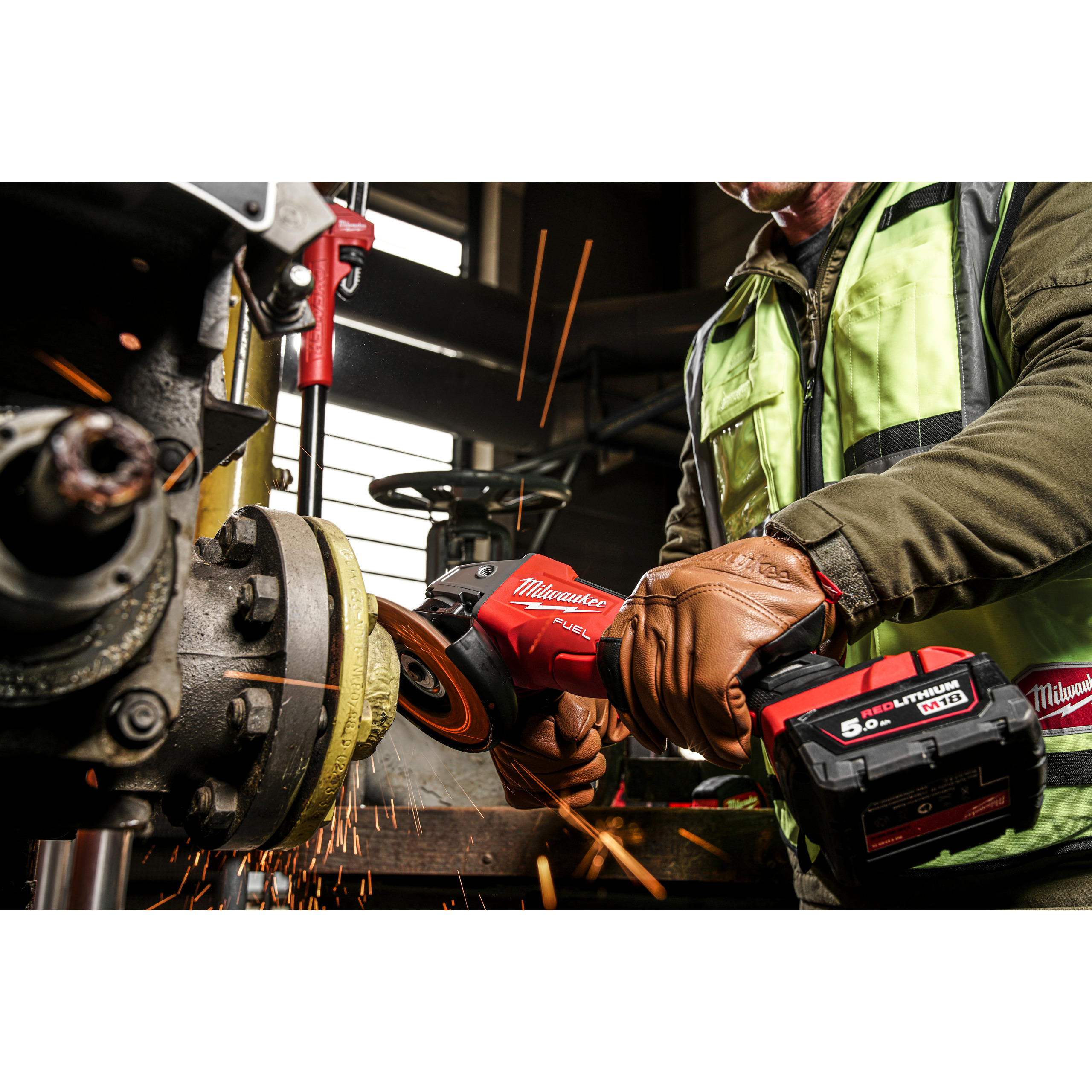 Amoladora angular M18 FUEL™ de 125mm con velocidad variable, freno e interruptor de paleta M... - Imagen 4