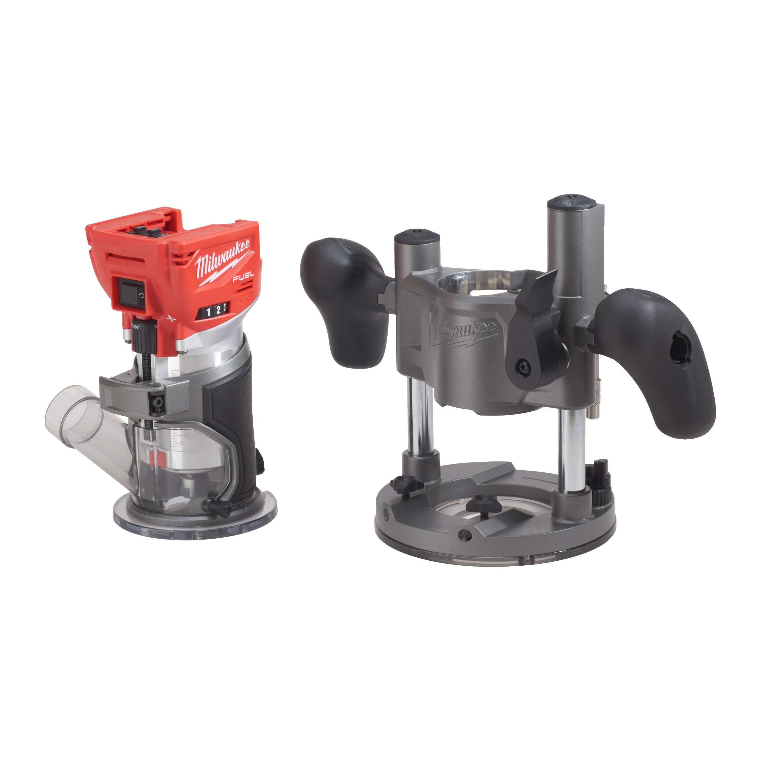 Fresadora M18 FUEL™ con pinzas de 6 / 8mm y bases Milwaukee - Imagen 3