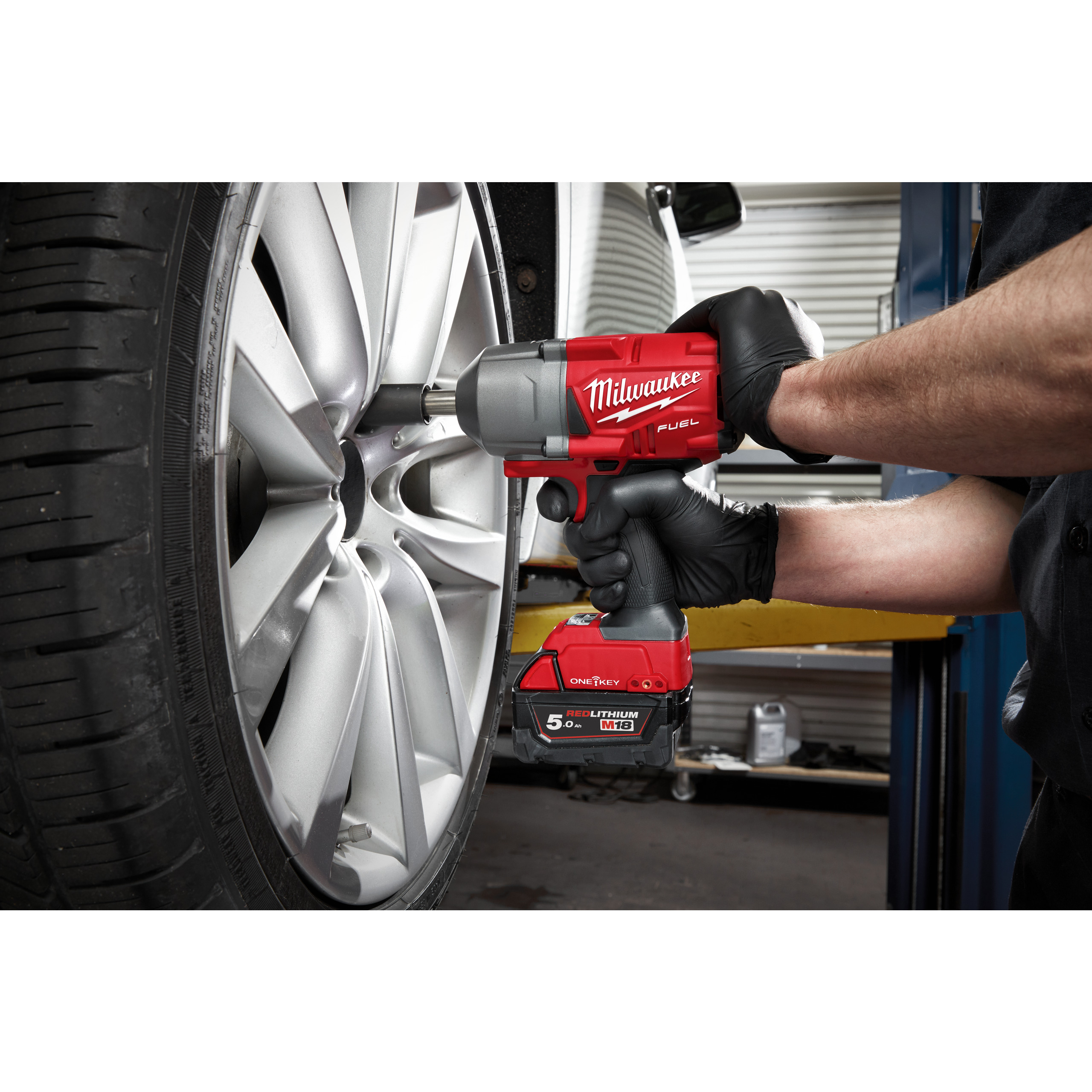 Llave de impacto de alto par M18 FUEL™ ONE-KEY™ de ½″ con anillo y eje extendido largo Milwa... - Imagen 4
