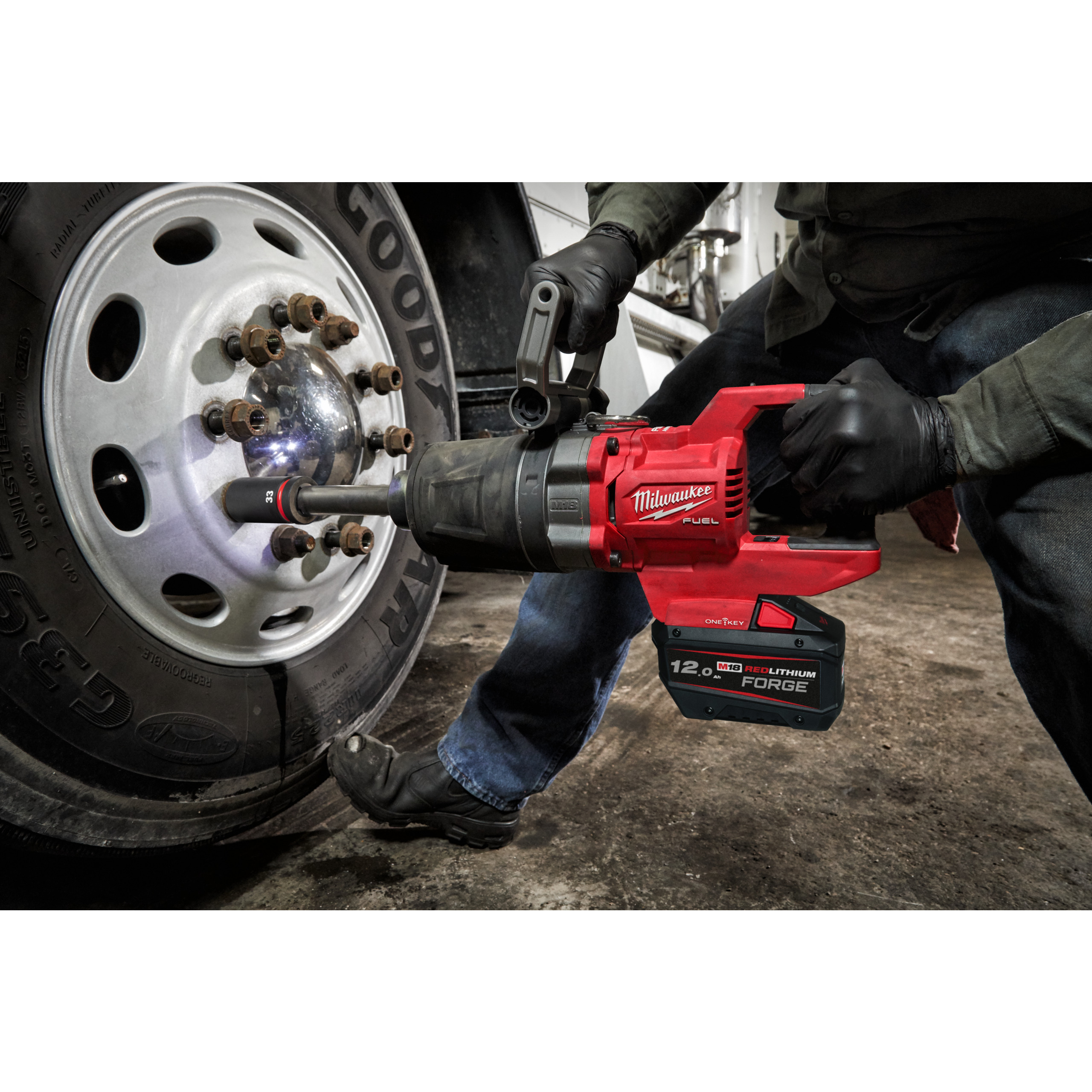 Llave de impacto de alto par M18 FUEL™ ONE-KEY™ de 1˝ con eje extendido y empuñadura en D Mi... - Imagen 5
