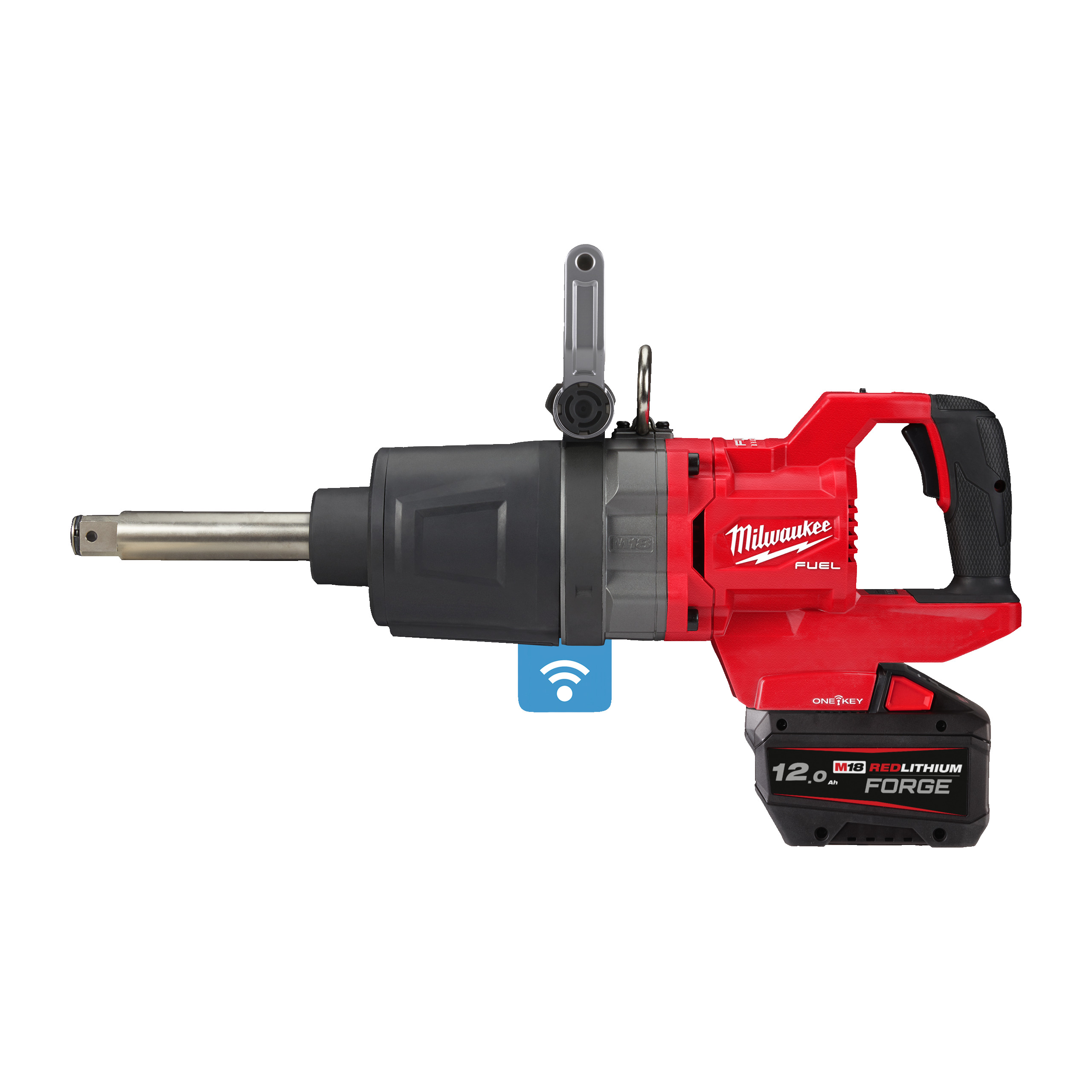 Llave de impacto de alto par M18 FUEL™ ONE-KEY™ de 1˝ con eje extendido y empuñadura en D Mi...