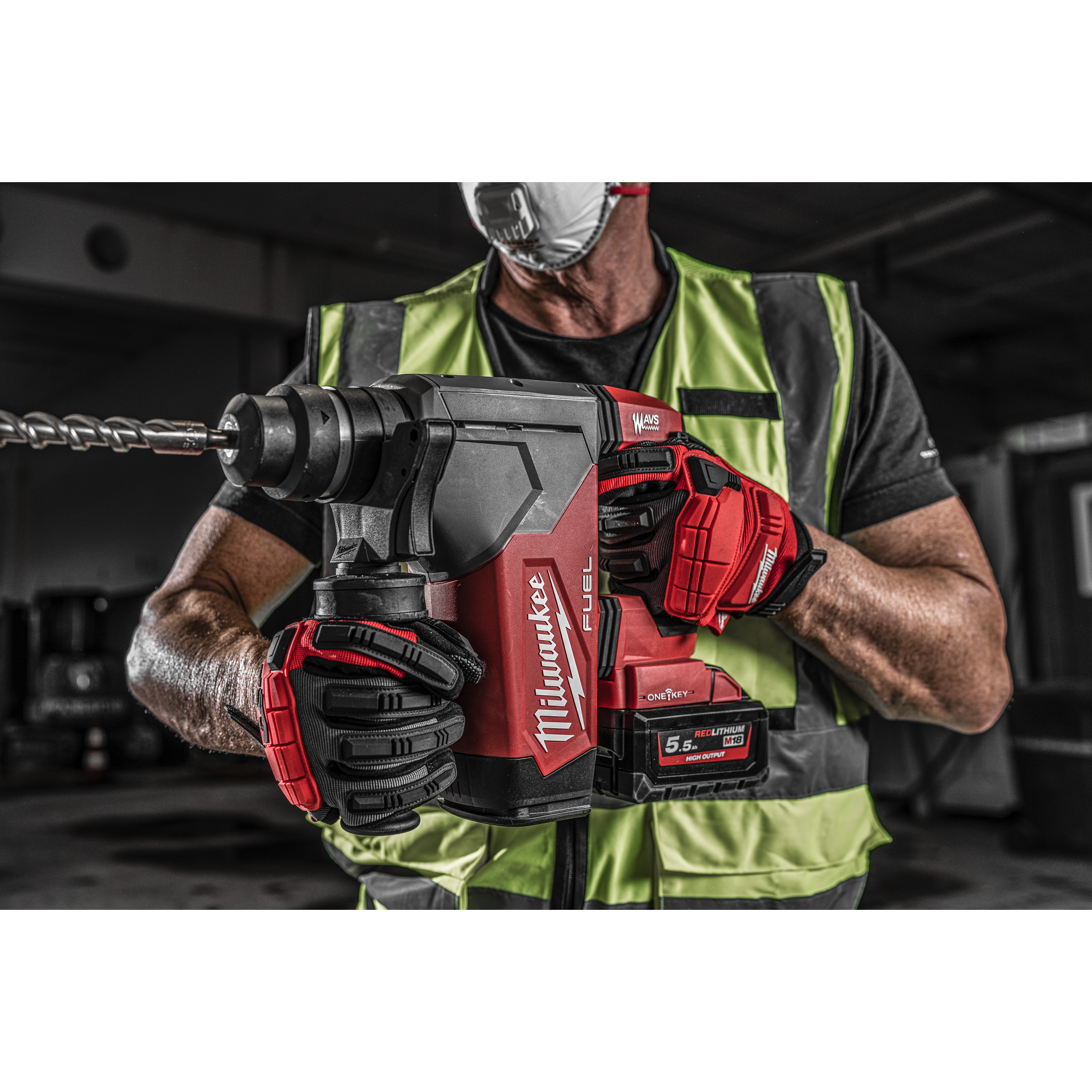 Martillo combinado SDS-Plus M18 FUEL™ de 32mm con ONE-KEY™ M18 ONEFHP Milwaukee - Imagen 5