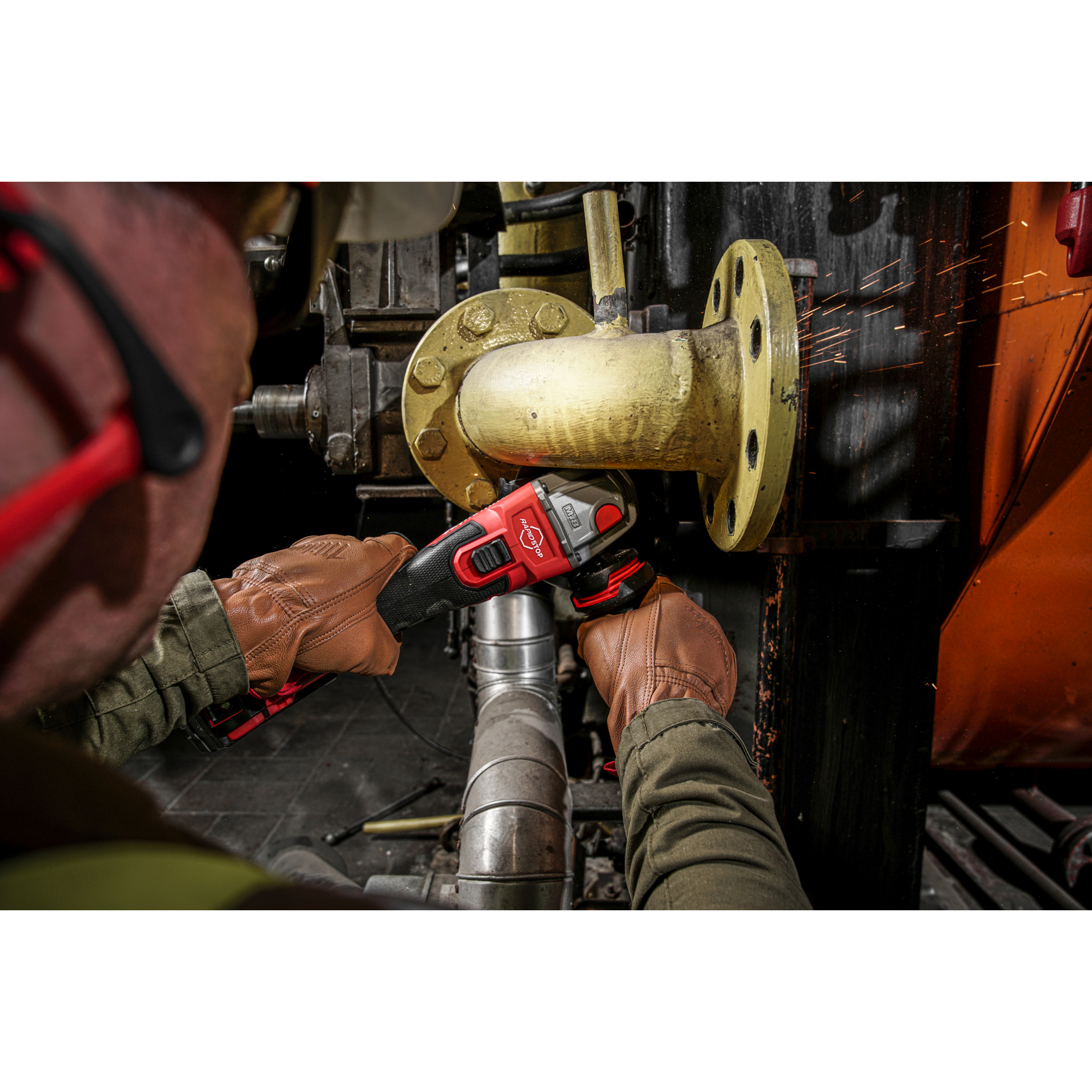 Amoladora angular M18 FUEL™ ONE-KEY™ de 125mm con freno e interruptor de botón Milwaukee - Imagen 5