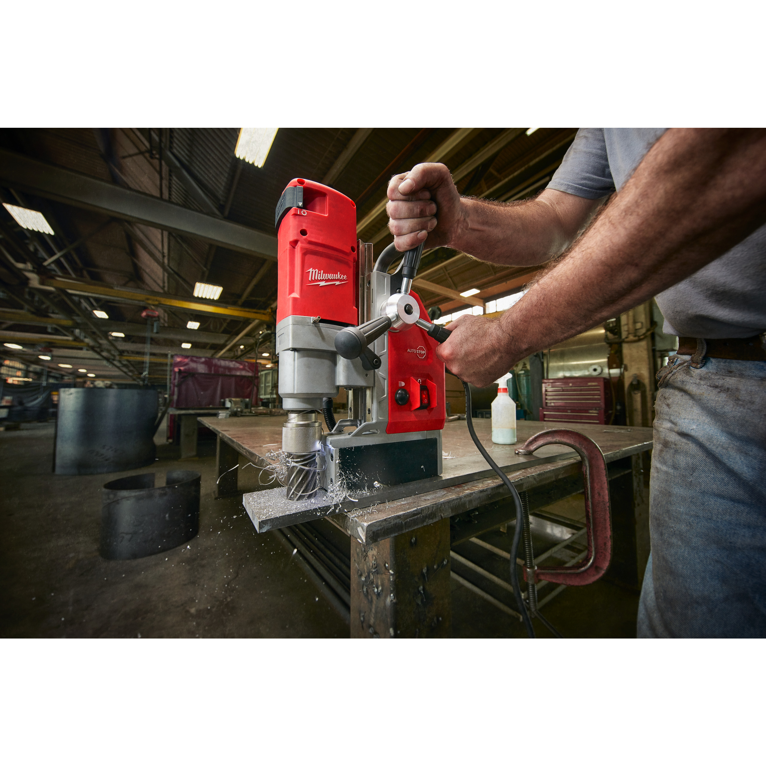 Taladro magnético con electroimán MDE 41 Milwaukee - Imagen 4