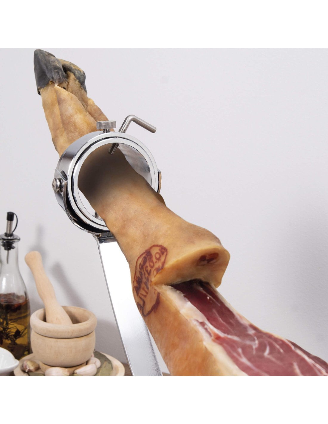 Soporte Jamonero Basculante 3 Claveles - Imagen 4