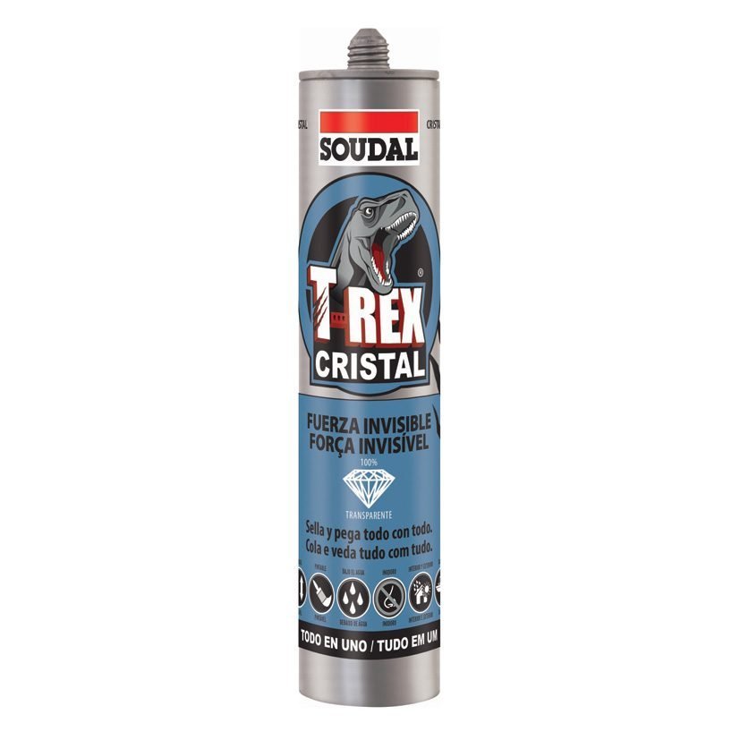 Adhesivo montaje SOUDALT-REX Power 290 ml Acabado Cristal