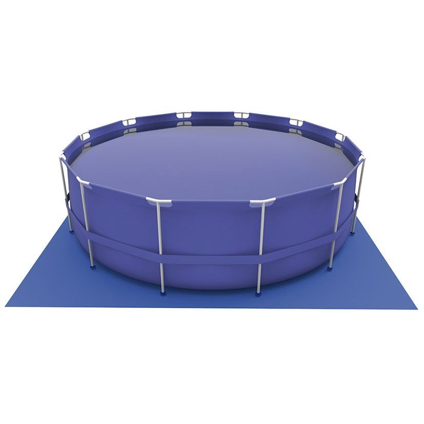 Tapiz protector suelo piscinas desmontables Ø 300 cm