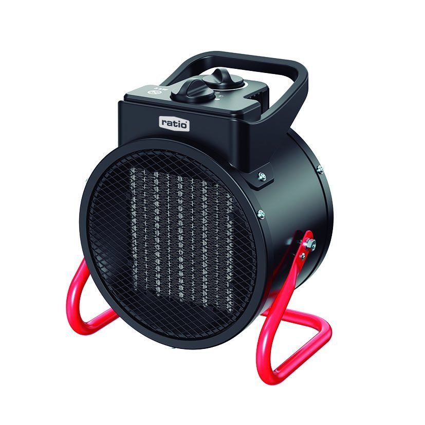 Calefactor industrial cerámico portátil RATIO PRO Potencia 2000-3000 W
