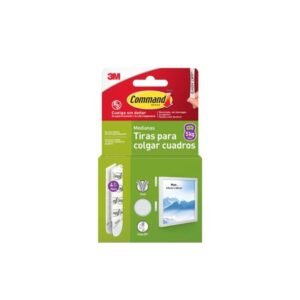 Tiras cuelgacuadros 3M Command Tamaño Mediano. Marcos 45-60. 7100387135