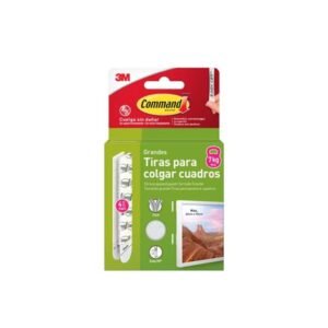 Tiras cuelgacuadros 3M Command Tamaño Grande. Marcos 60-90. 7100336504