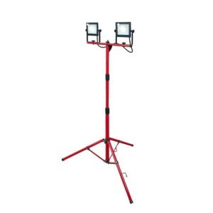 Foco proyector doble LED RATIO WorkLine trípode Potencia 2x100 W