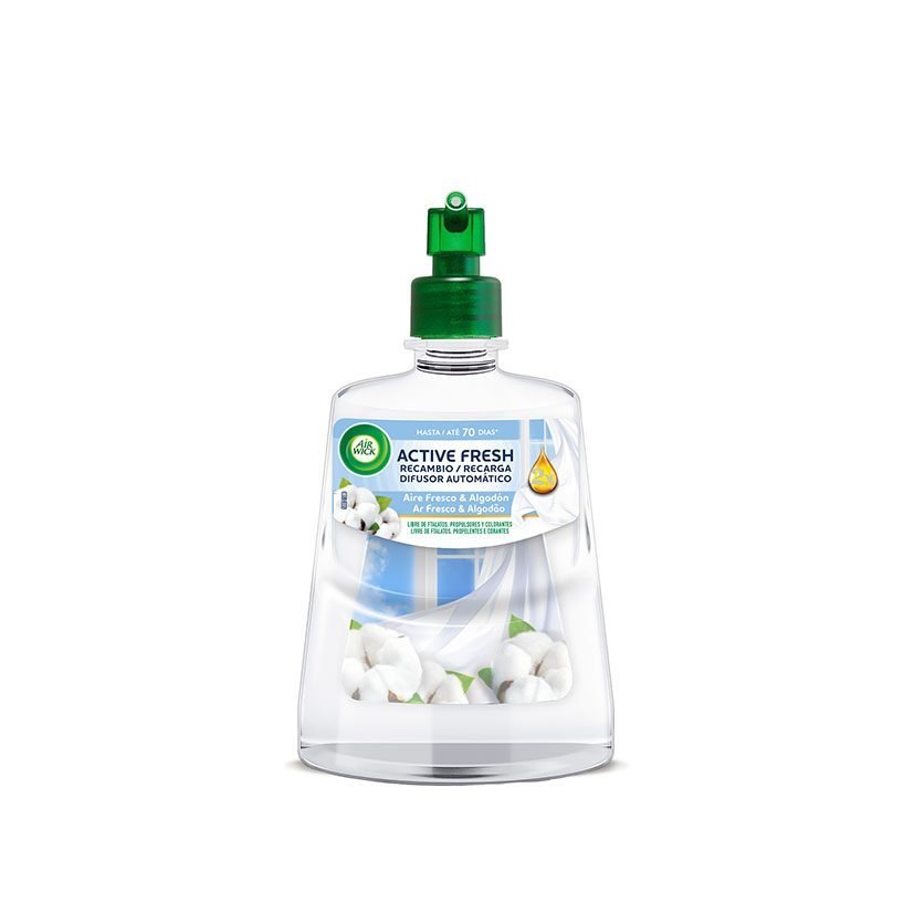 Ambientador AIRWICK ActiveFresh Fragancia Recambio Aire fresco