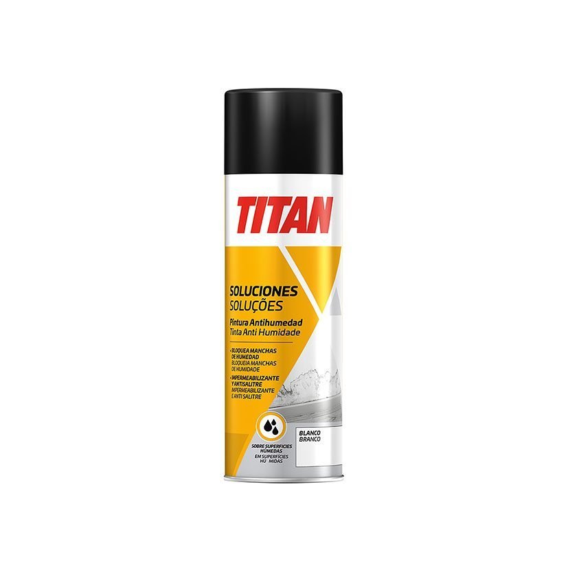Pintura antihumedad TITAN Soluciones Blanca Capacidad Spray 500 ml
