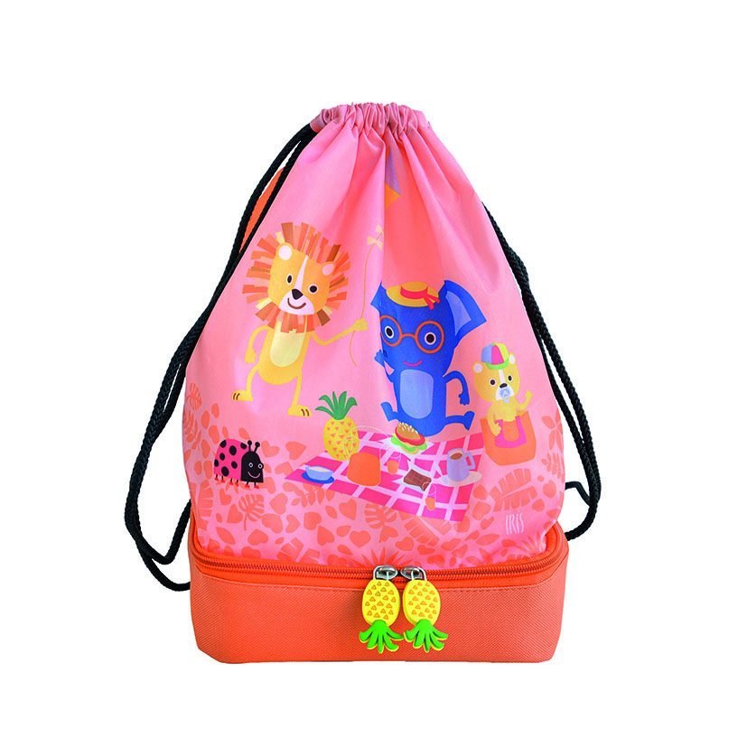 Mochila porta alimentos infantil IRIS Snack Rico Color Naranja