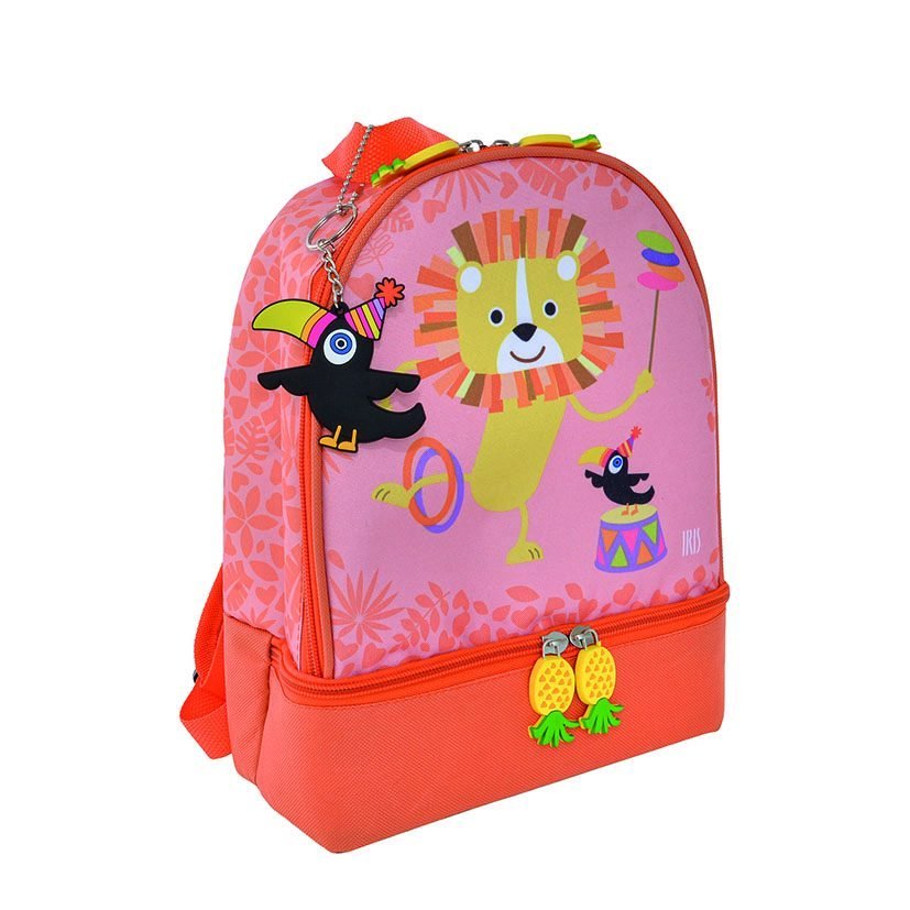 Bolsa mochila infantil IRIS Snack Rico Color Naranja